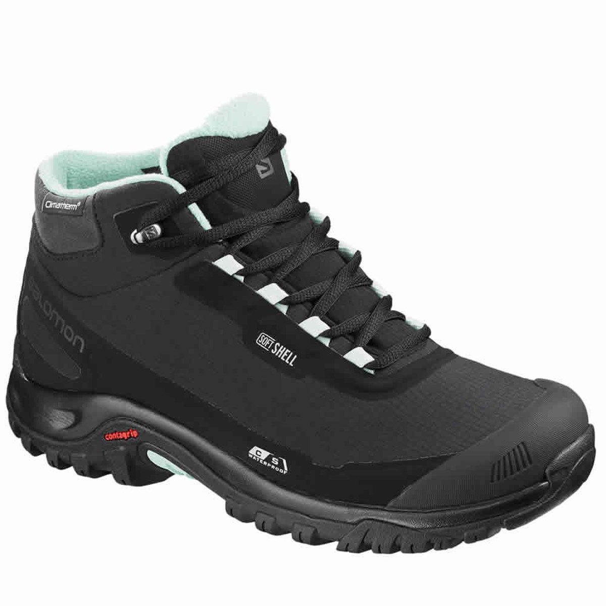 L404731SSNEBIMV3NEBIMV3|L404731SS|1445644SALOMON SHELTER CS WP W KADIN AYAKKABI-BLACK / EGGSHELL BLUE