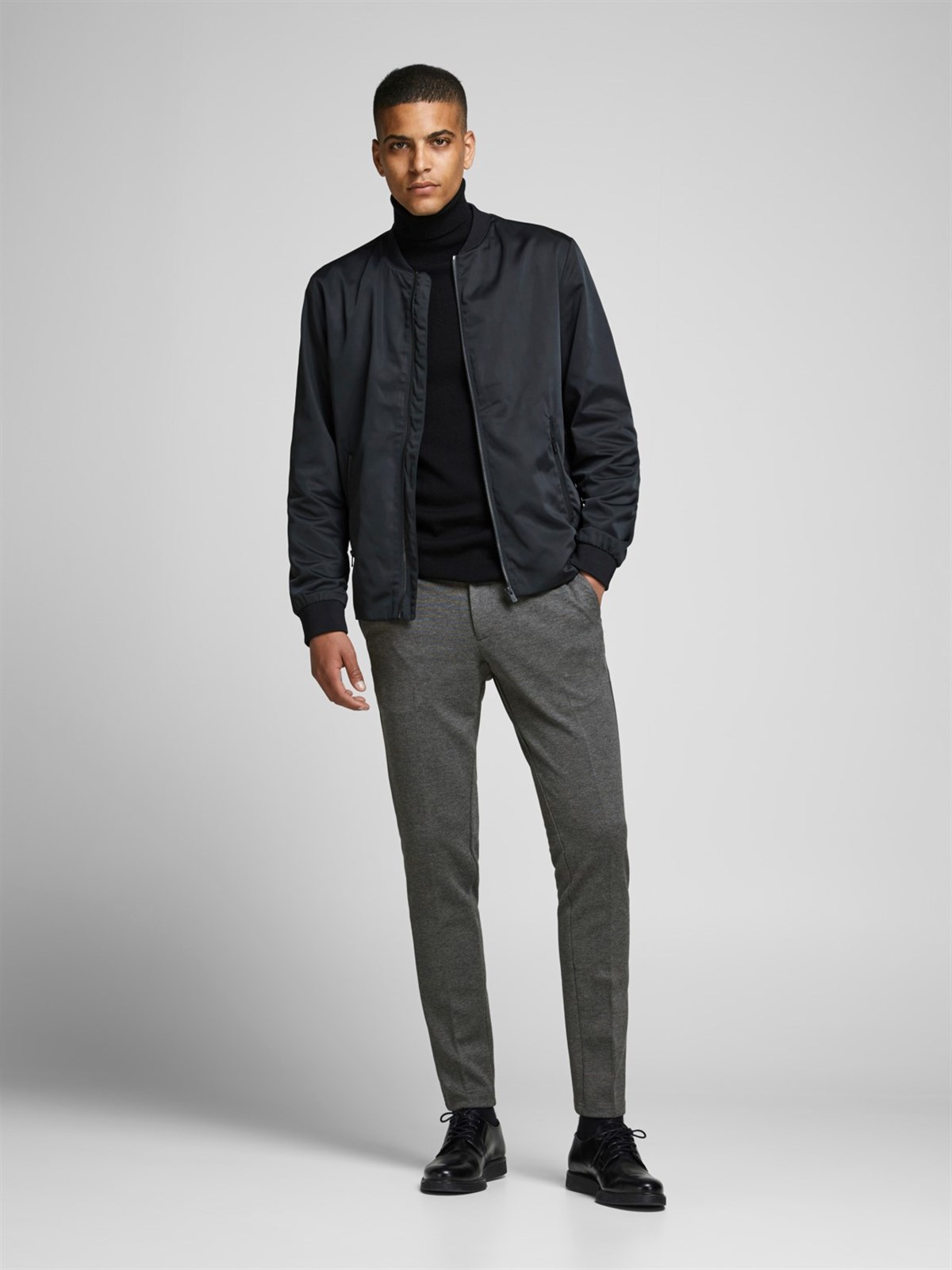 12173628Jack&Jones Jjimarco Jjphil Jersey Nor Grey Mel Noos Erkek Pantolon - 12173628