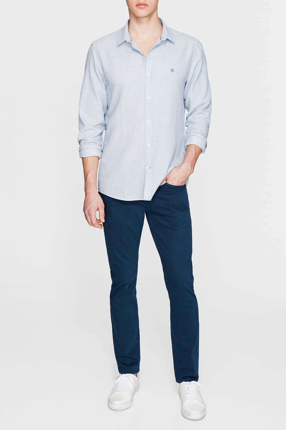 00422245360NEBIMV3NEBIMV3|00422245360|STDMAVİ JAKE Dark Denim Comfort ERKEK PANTOLON-STD