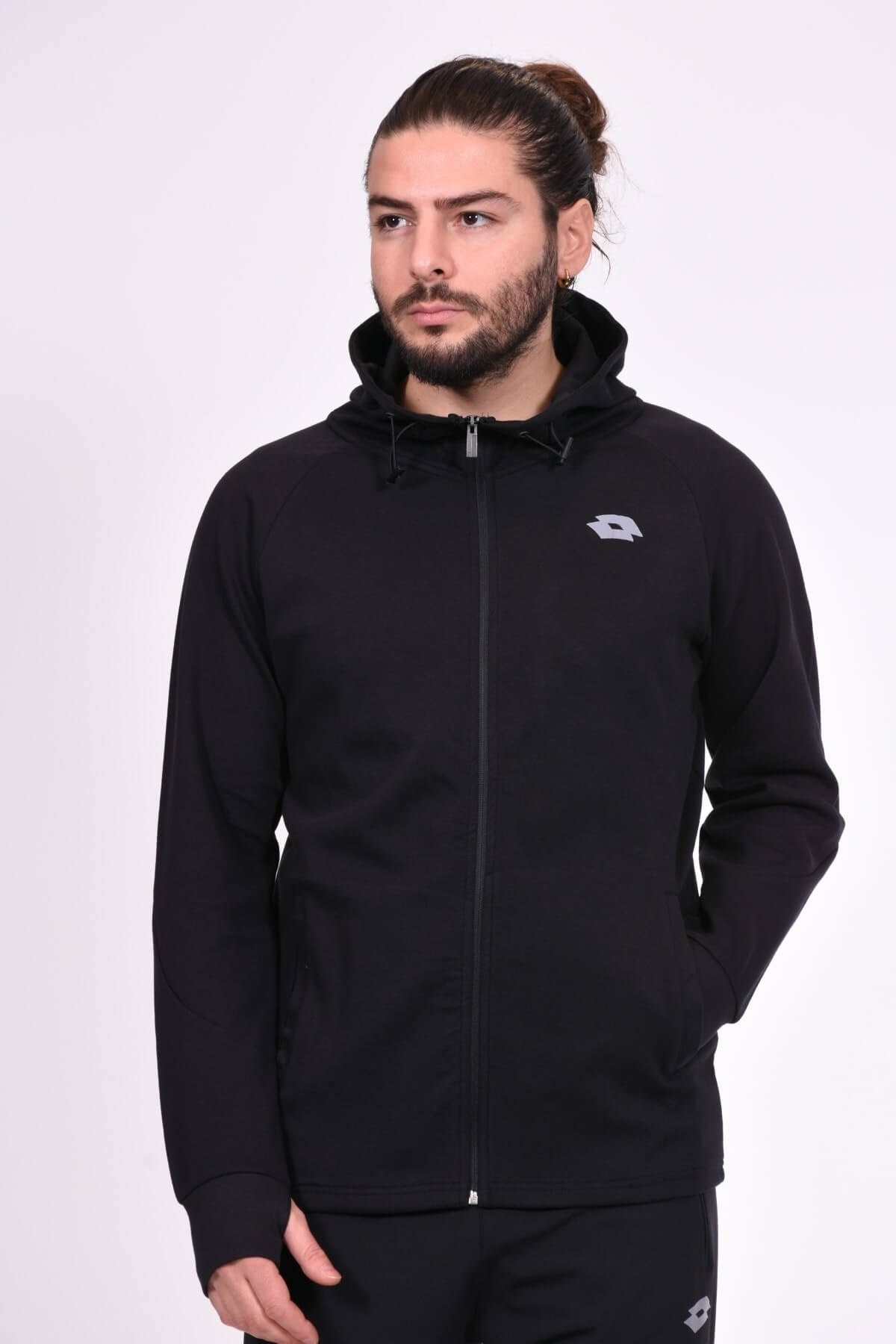 R7646Lotto Minner Sweat Hd Fz Ft Erkek Sweatshirt - R7646