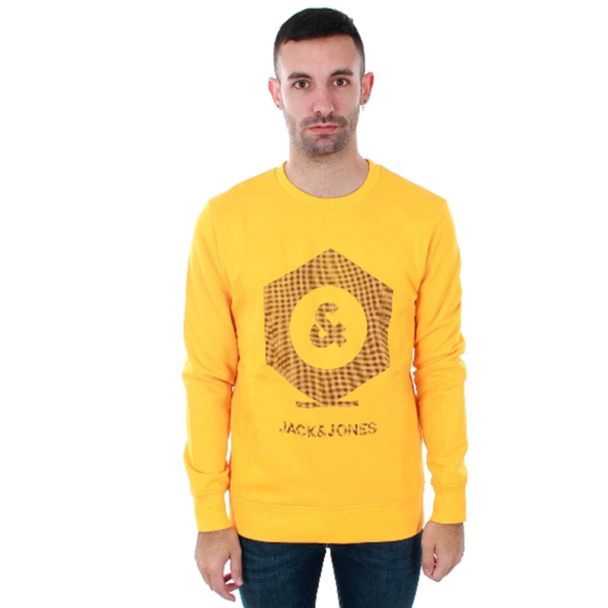 12153067Jack & Jones Jcoclo Tee Ss Crew Neck Erkek Tişört