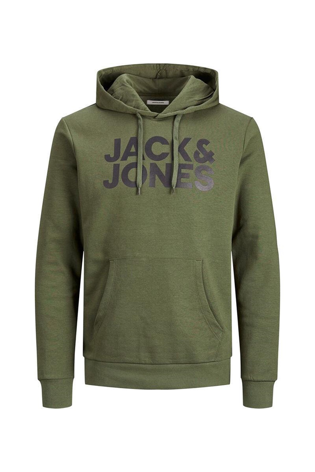 12152840NEBIMV3NEBIMV3|12152840|OliveJACK&JONES JJECORP LOGO SWEAT HOOD NOOS ERKEK SWEATSHIRT-Olive