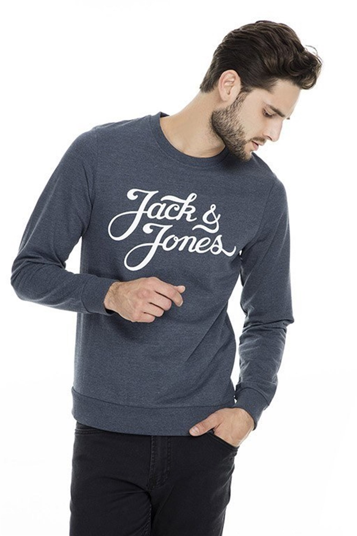12137573NEBIMV3NEBIMV3|12137573|NavyJKJ JORGALIONS SWEAT CREW NECK-NAVY