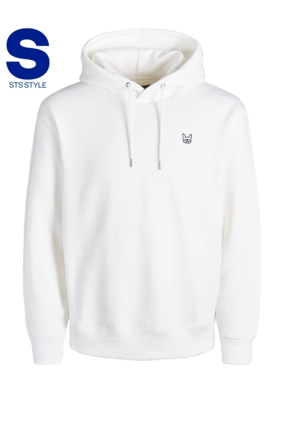 12172346Jack & Jones Jjesoft Hood Emb Erkek Sweatshirt
