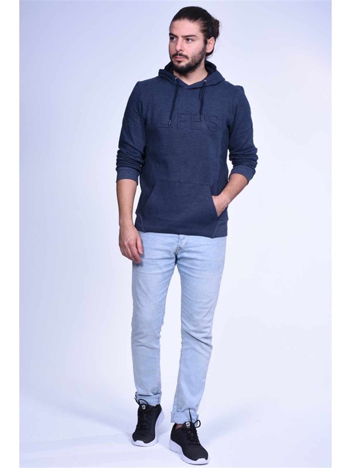 R5334Lotto Drop Sweat Hd Pl Erkek Sweatshirt