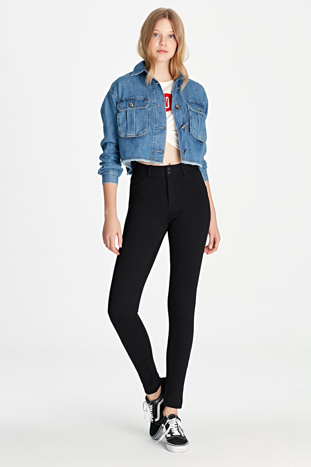 168288-900NEBIMV3NEBIMV3|168288-900|STDMAVİ SKINNY PANTS black-STD