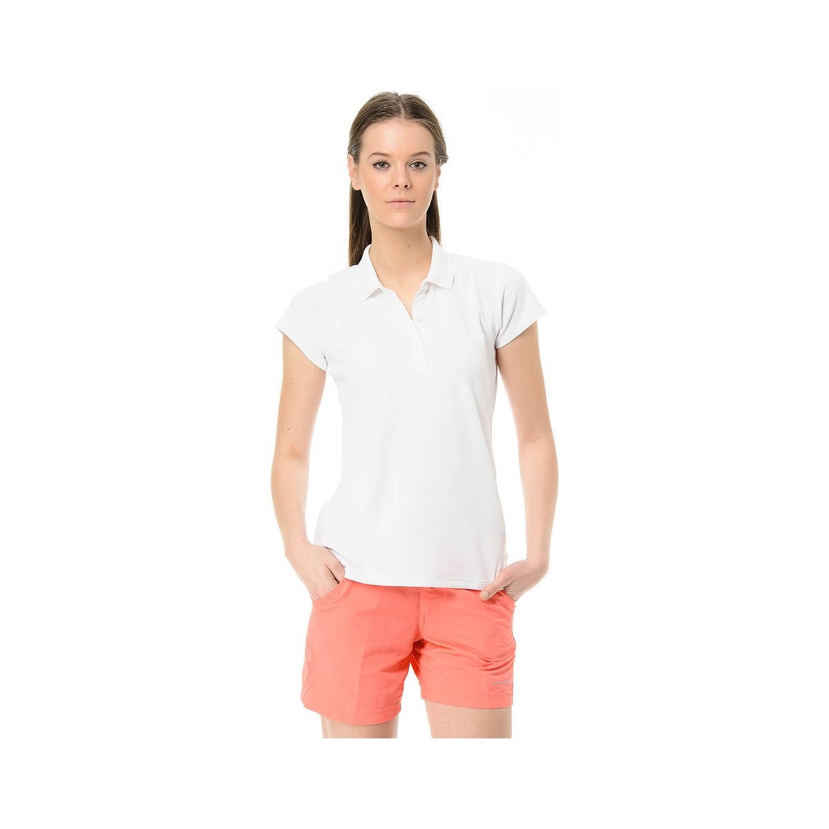 FL6087-100Columbia Innisfree SS Kadın Polo T-Shirt FL6087-100