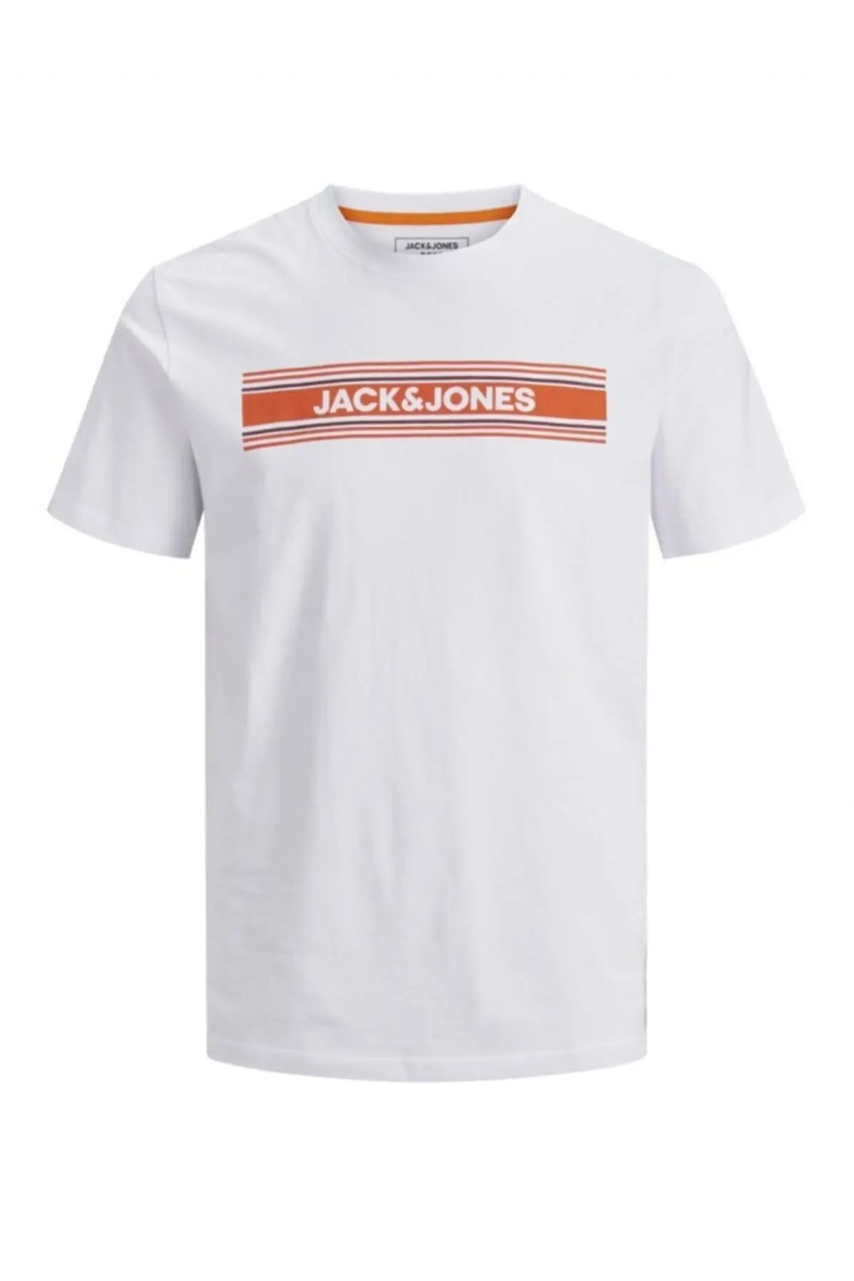 12171411Jack&Jones Jcosign Tee Ss Crew Neck Erkek T-Shirt