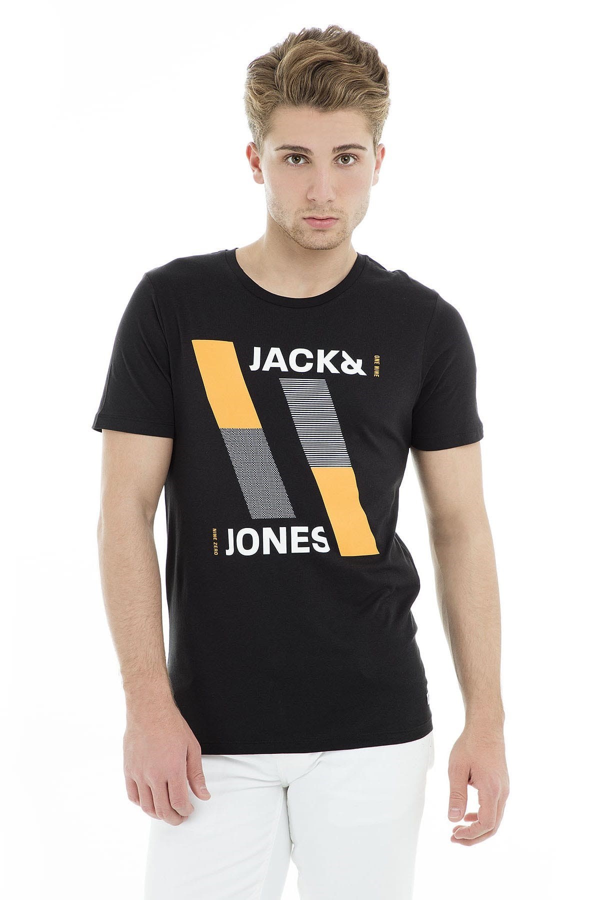 12149273Jack & Jones Jcoboost Tee Ss Crew Neck Erkek Tişört