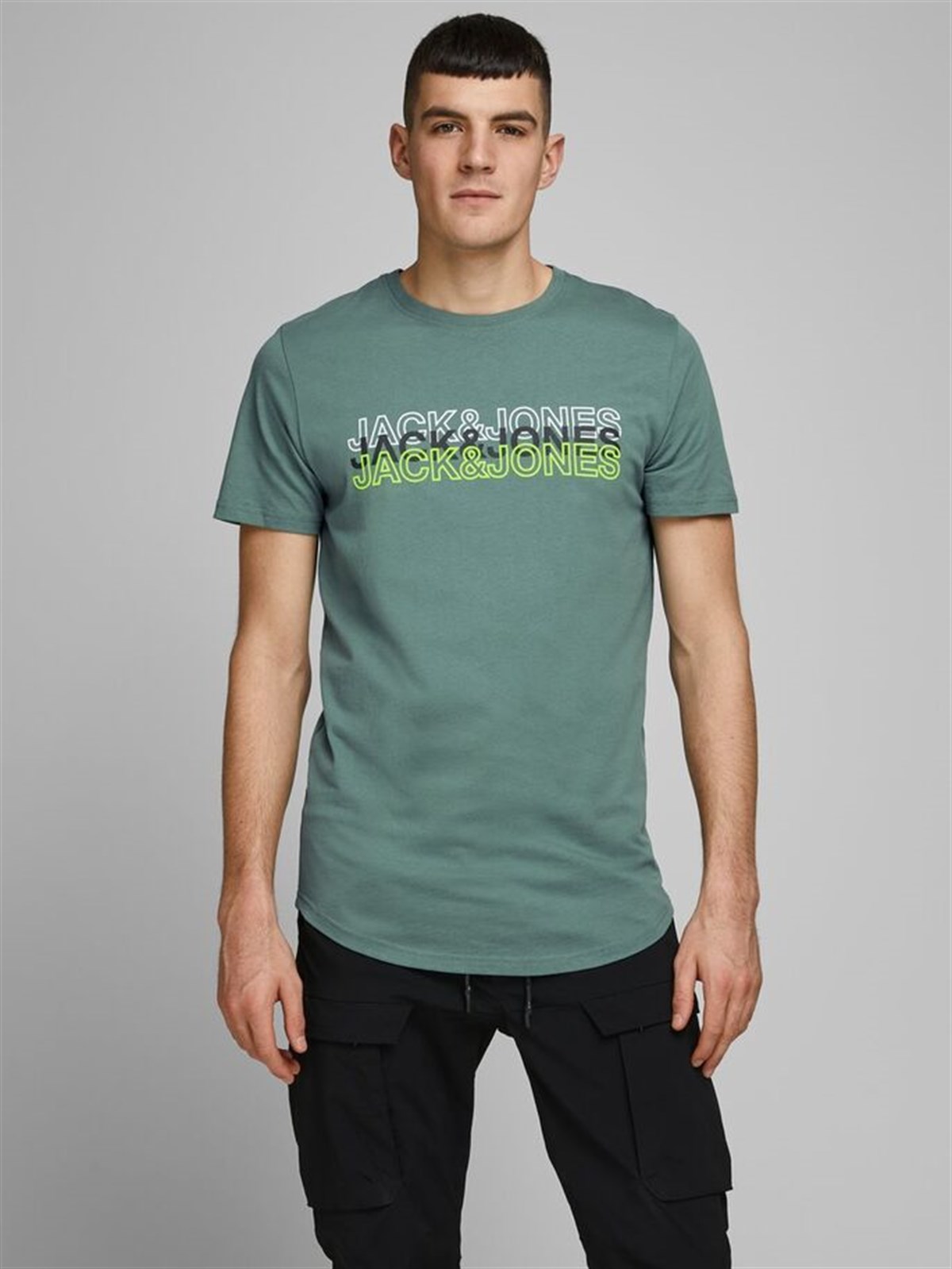 12171464Jack&Jones Jcoblane Tee SS Crew Neck Erkek T-Shirt-12171464