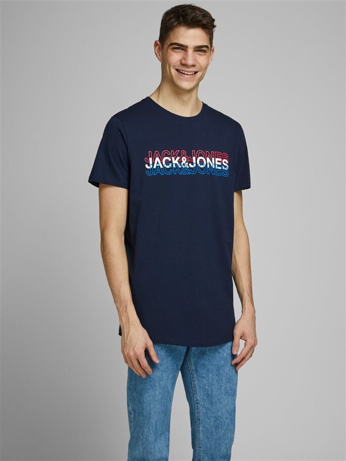 12171464Jack&Jones Jcoblane Tee SS Crew Neck Erkek T-Shirt-12171464