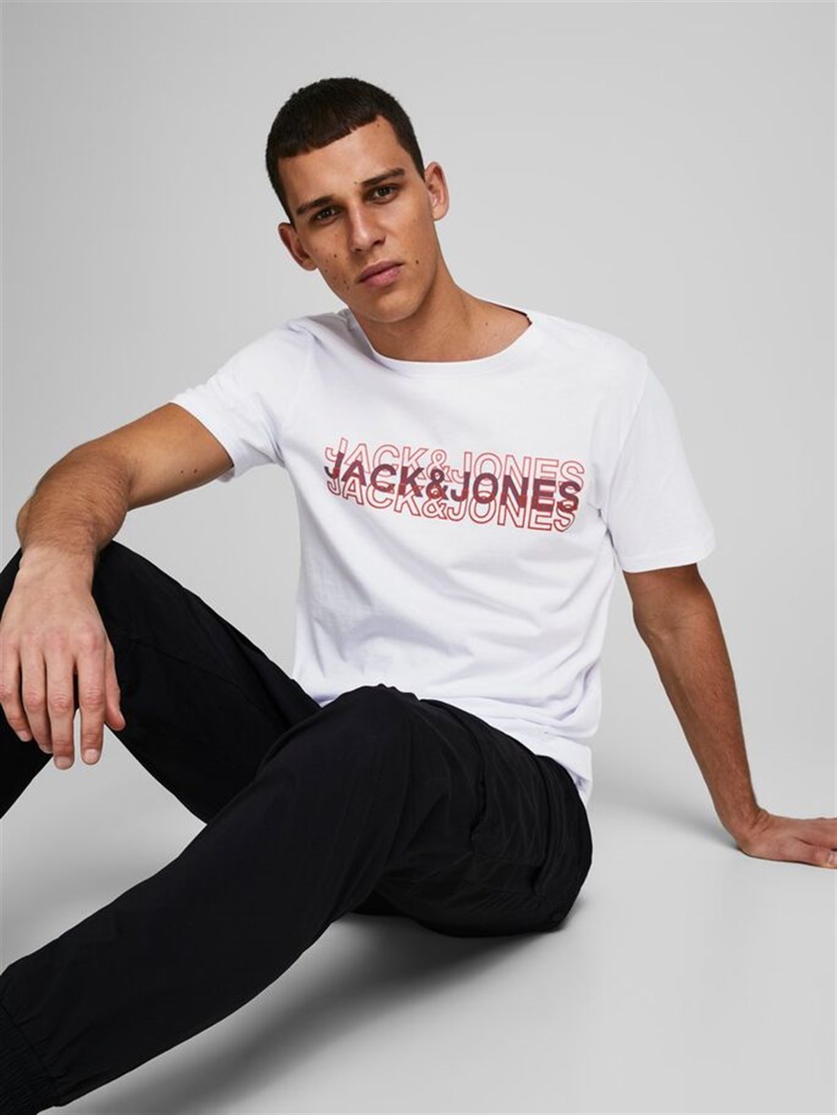 12171464Jack&Jones Jcoblane Tee SS Crew Neck Erkek T-Shirt-12171464