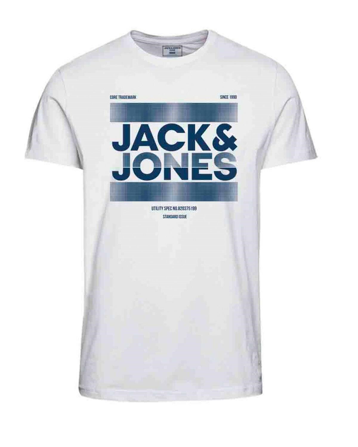 12172205NEBIMV3NEBIMV3|12172205|WhiteJACK&JONES JCOEDDIE TEE SS CREW NECK FST ERKEK T-SHIRT - 12172205-White
