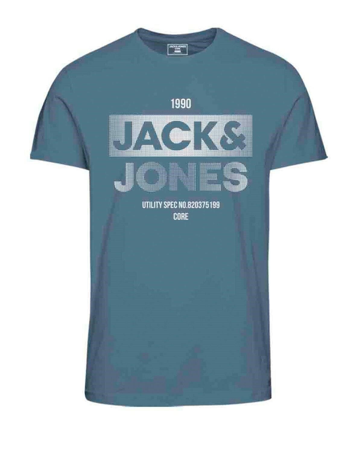 12172205NEBIMV3NEBIMV3|12172205|FDenimJACK&JONES JCOEDDIE TEE SS CREW NECK FST ERKEK T-SHIRT - 12172205-Faded Denim
