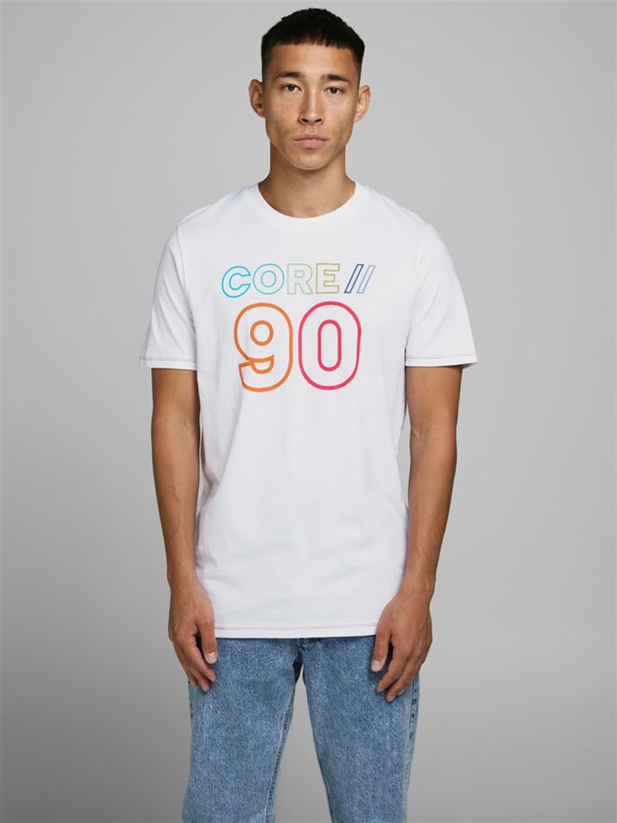 12171360Jack&Jones Jcojacob Tee SS Crew Neck Erkek Tişört - 12171375