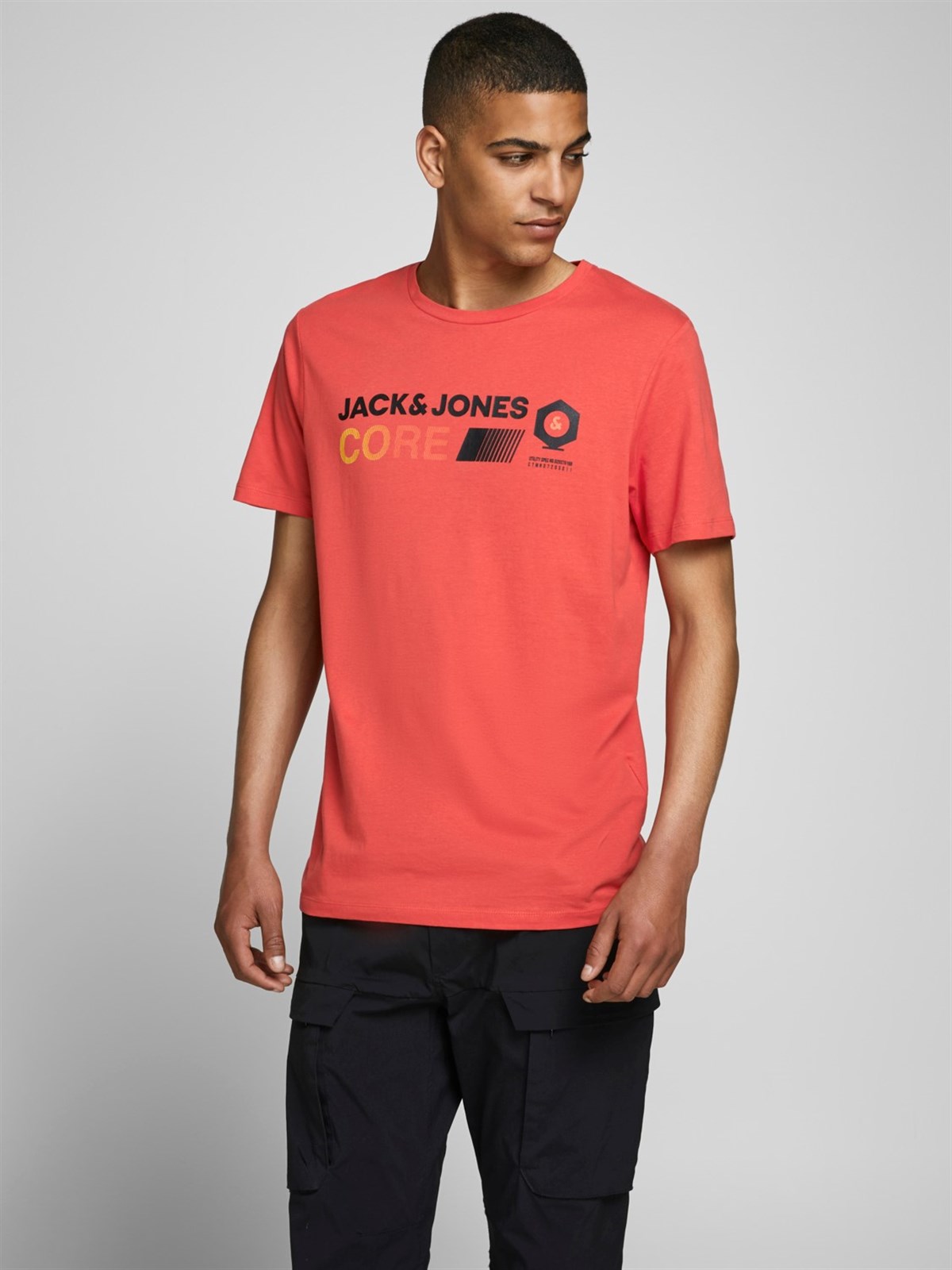 12174367Jack&Jones Jcopony Tee SS Crew Neck Fst Erkek T-Shirt-12174367