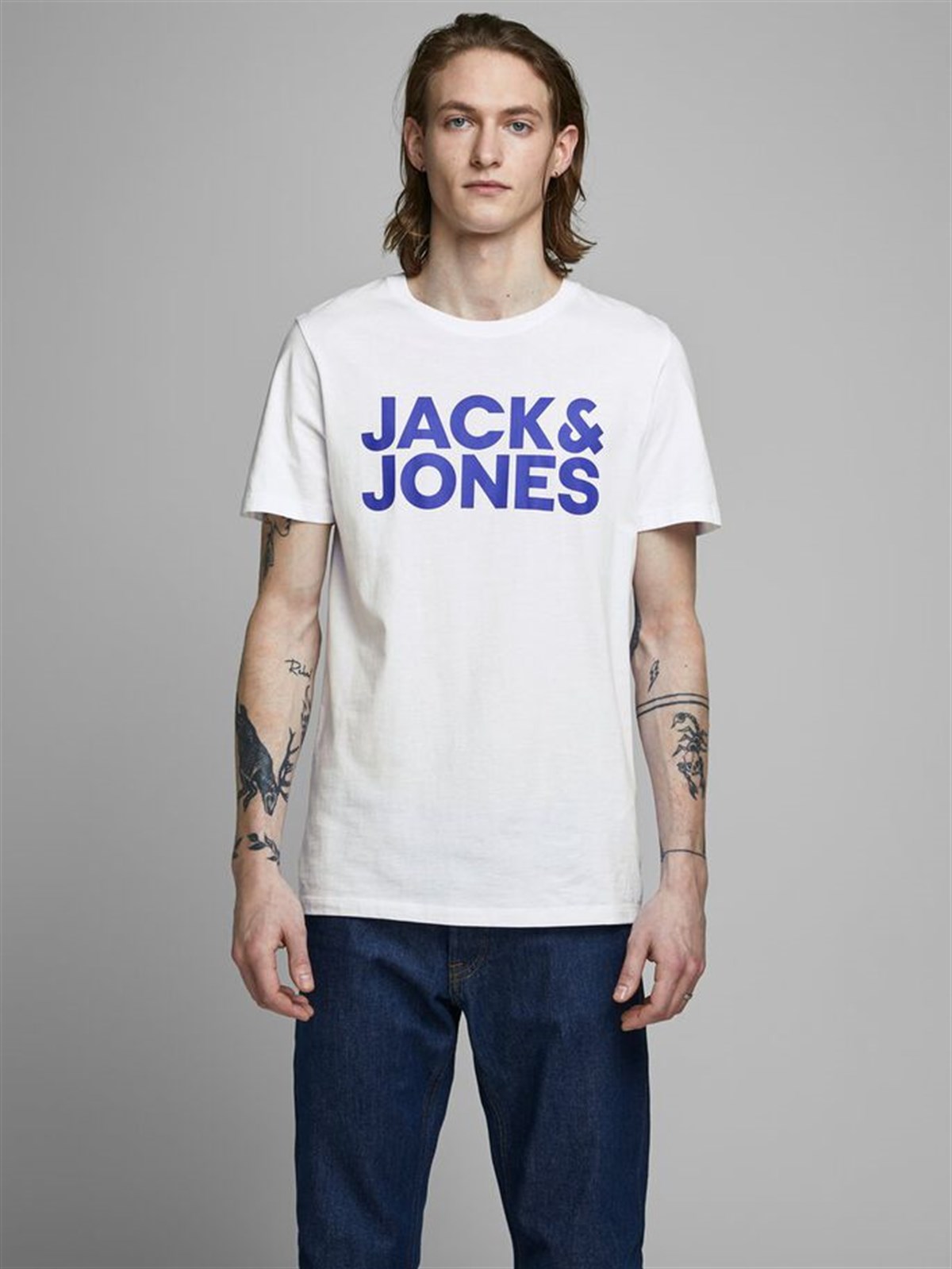 12151955Jack&Jones Jjecorp Logo Tee SS O-Neck Noos Erkek T-Shirt-12151955