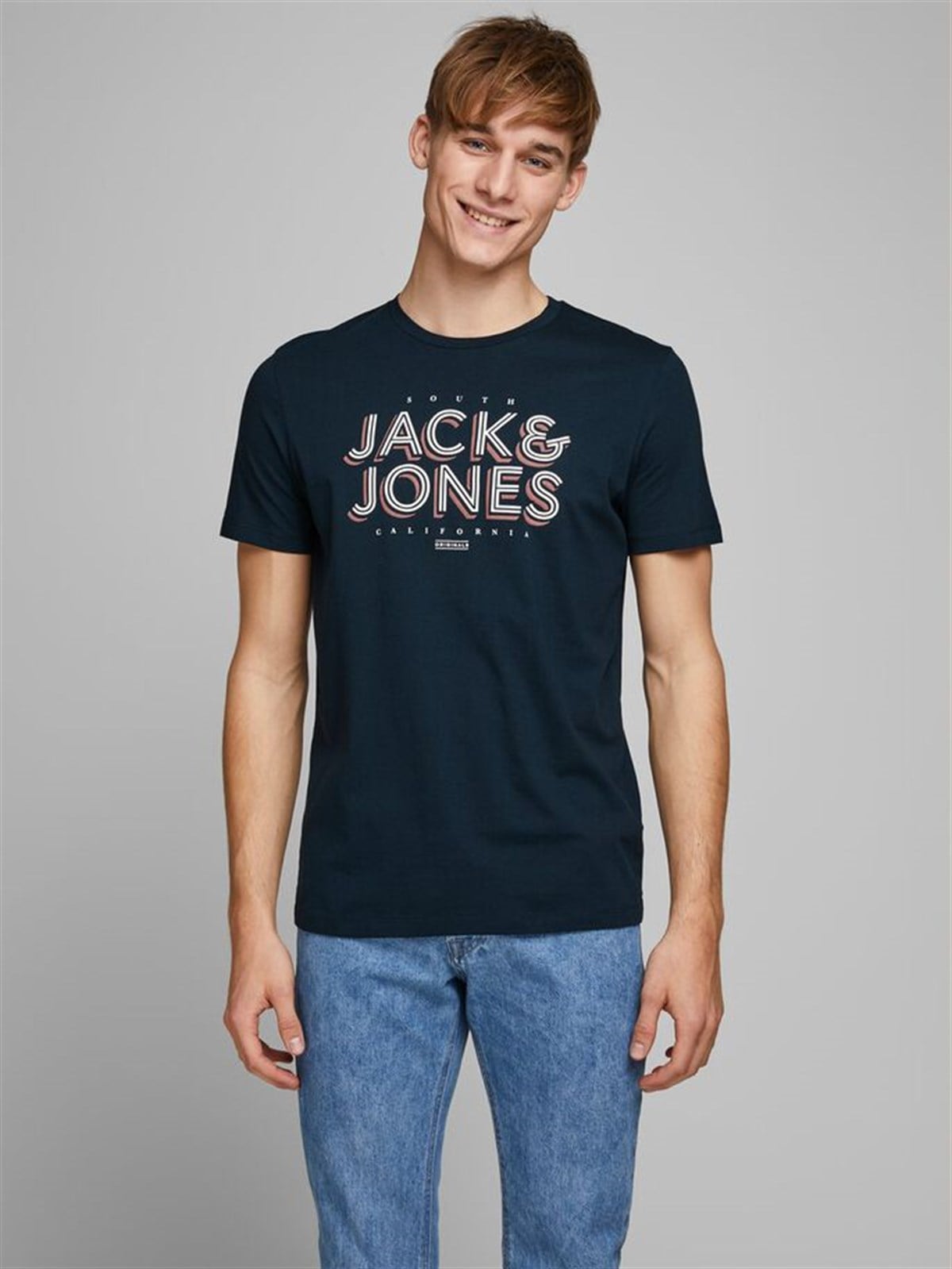 12171745Jack&Jones Jorvenicebeach Organic Tee SS Crew Neck Erkek T-Shirt-12171745