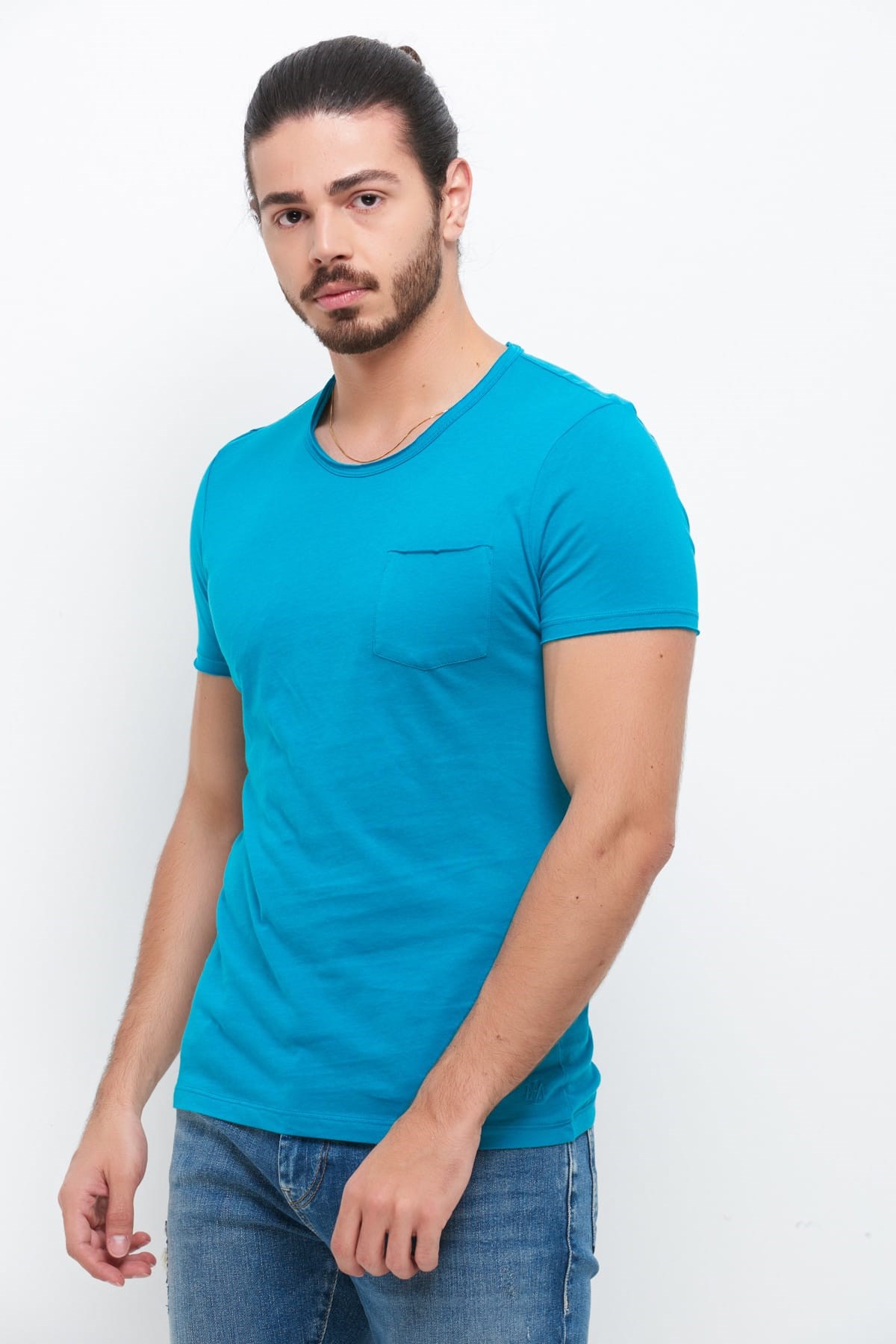 062772-28854NEBIMV3NEBIMV3|062772-28854|STDMAVİ BASIC TİŞÖRT deniz yeşili-STD