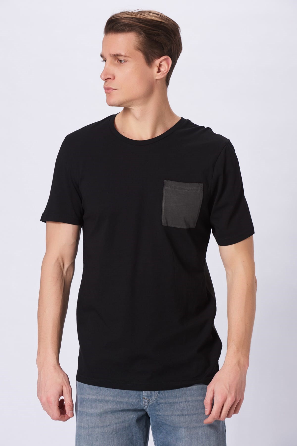 065341-28447NEBIMV3NEBIMV3|065341-28447|R000MAVİ POCKET TEE raven-STD