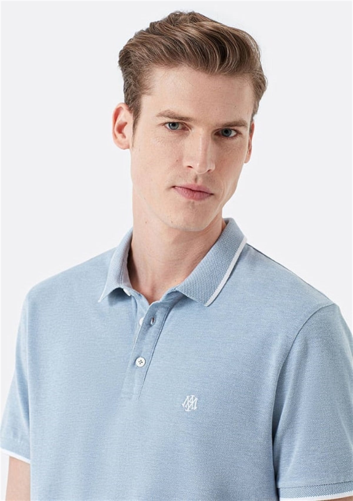 065900-30715Mavi Polo Mineral Yeşil Erkek T-Shirt 065900-30715