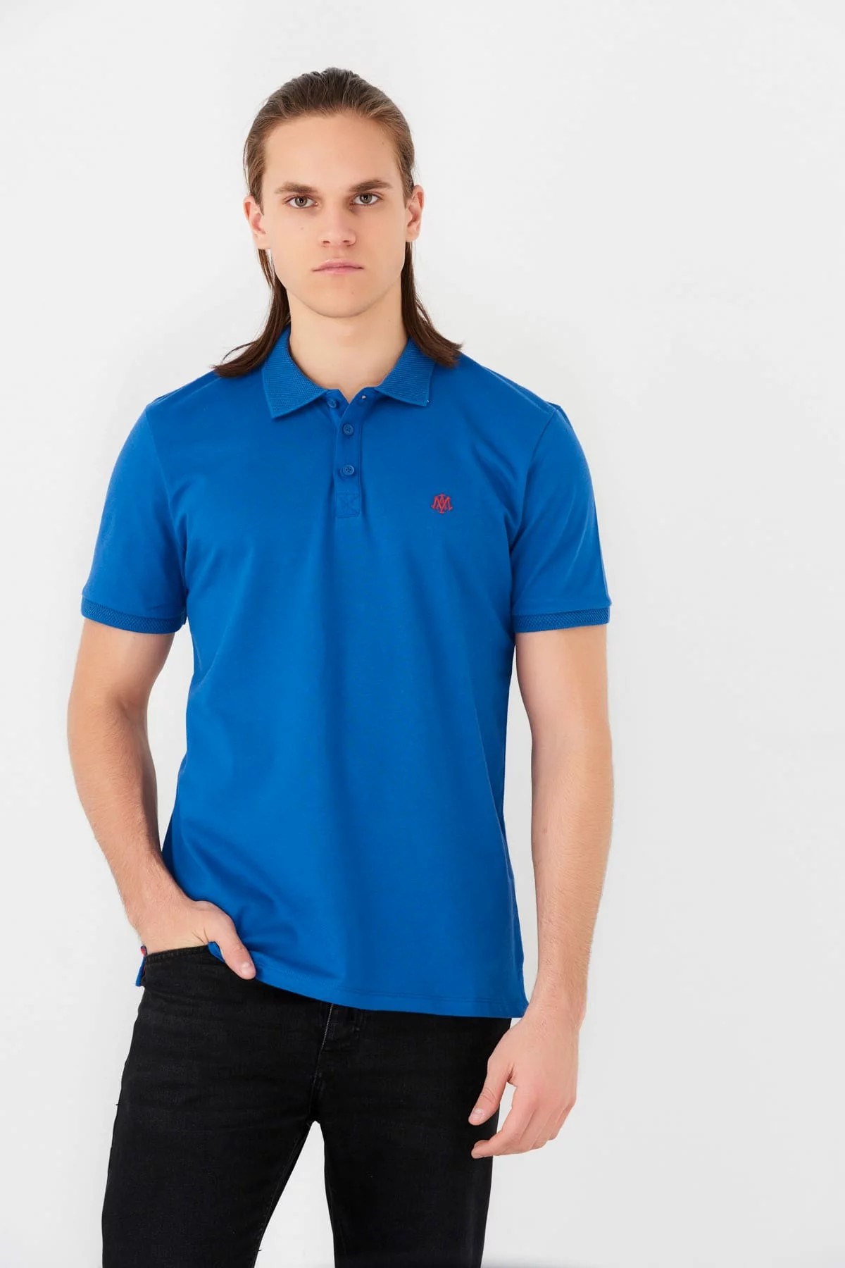 065495-28724MAVİ POLO TİŞÖRT parlak mavi