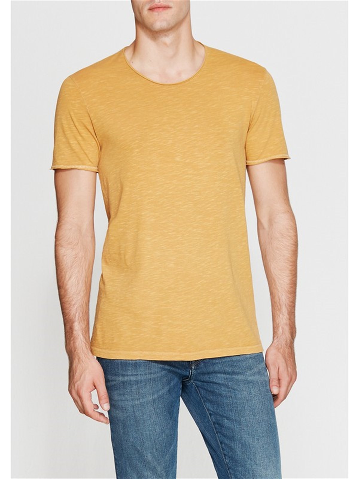 063504-27304NEBIMV3NEBIMV3|063504-27304|STDMAVİ TİŞÖRT soluk sarı ERKEK T-SHIRT 063504-27304-STD