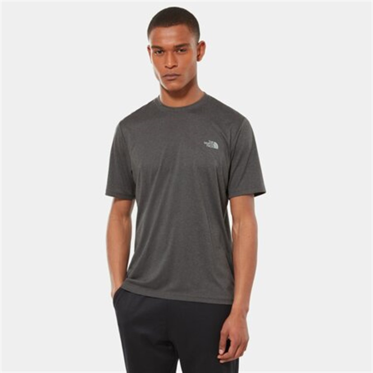 NF0A3RX3DYZ1The North Face M Reaxion Amp Cre-Eu Dark Grey Hthr T-Shirt