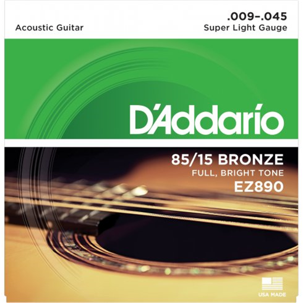  DADDARIO AKUSTİK GİTAR TEL SETİ, 85/15 BRONZE, SUPER LIGHT