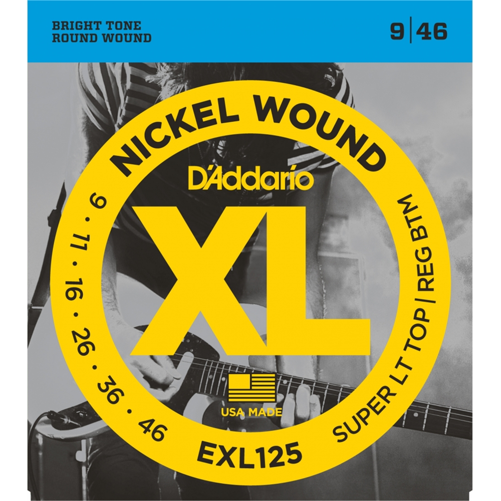DADDARIO ELEKTRO GİTAR TEL SETİ, XL, 9-46, SUPER LIGHT TOP/