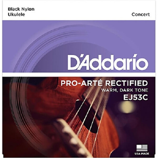 DADDARIO EJ53C CONCERT SİYAH UKULELE TEL SETİ