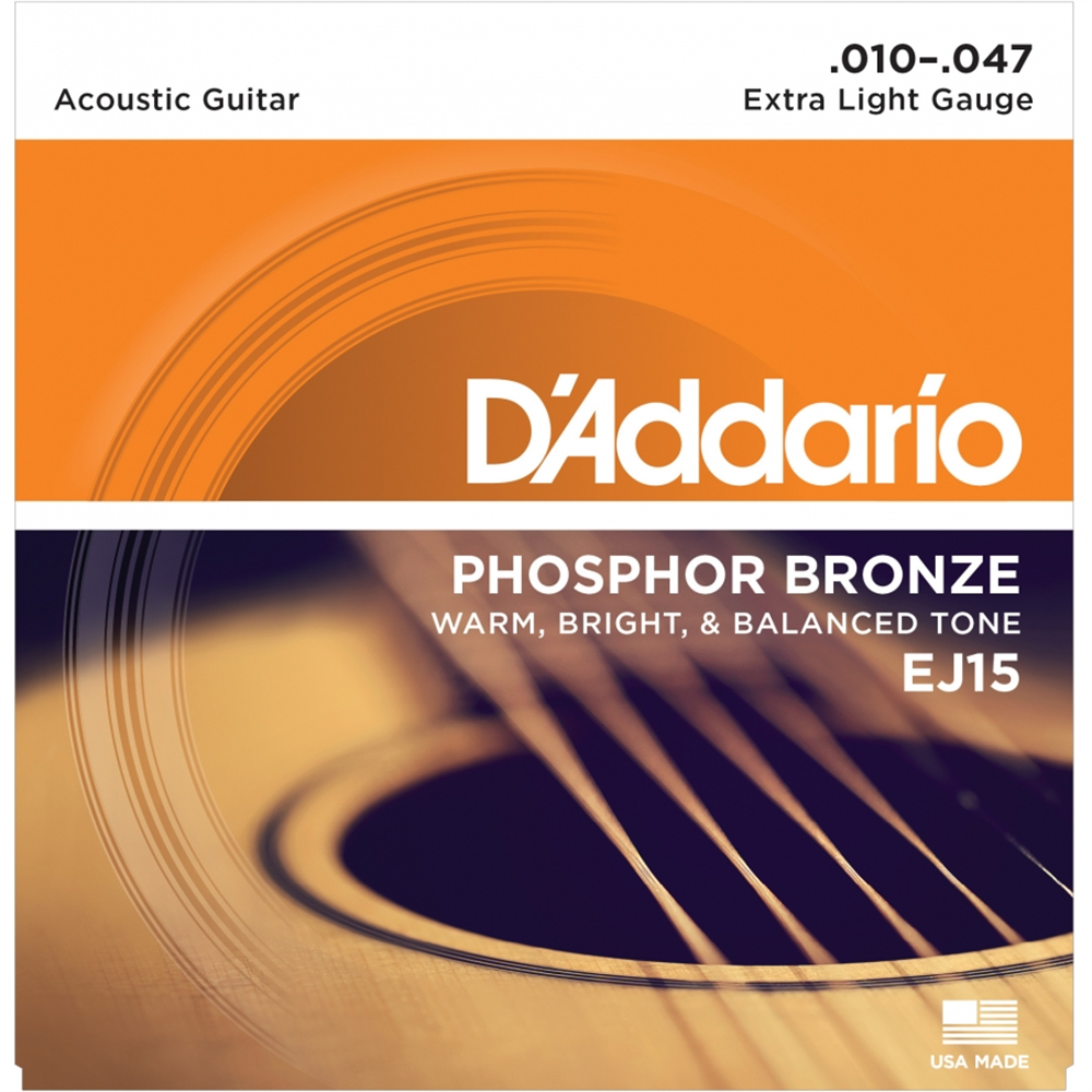  DADDARIO AKUSTİK GİTAR TEL SETİ, PHOSPHOR-BRONZE, EXTRA LIG