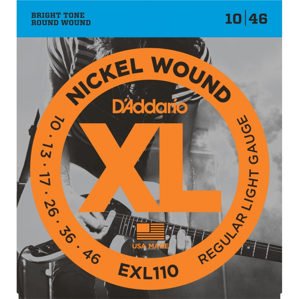  DADDARIO ELEKTRO GİTAR TEL SETİ, XL, 10-46, NICKEL WOUND, R