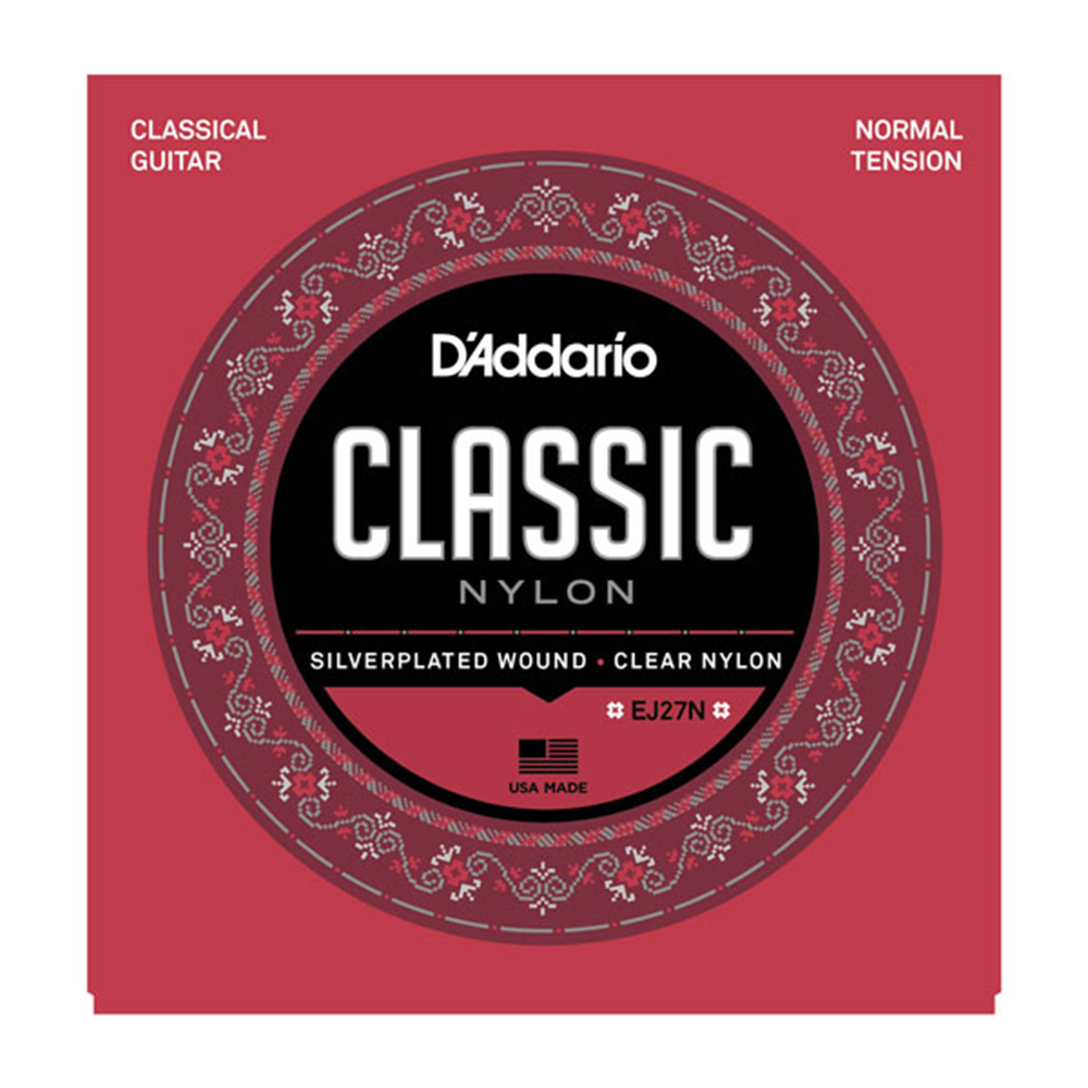 DADDARIO KLASİK GİTAR TEL SETİ (4/4), SILVERPLATED WOUND, C