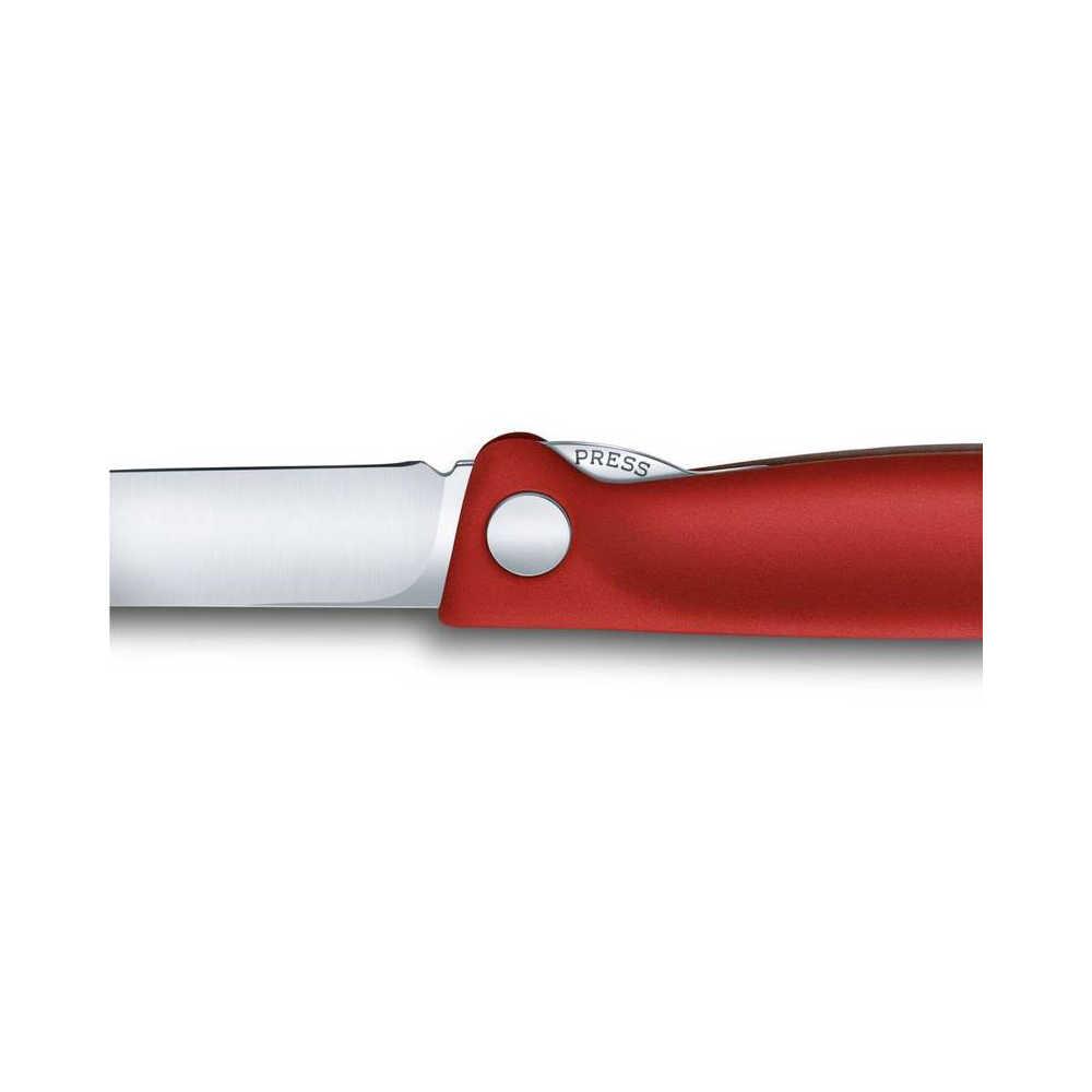 ​​​​​​​​​​​​​​​​​​​​​​​​​​​​​​​​​Victorinox Kırmızı Düz Katlanabilir Domates Bıçağı 11 cm