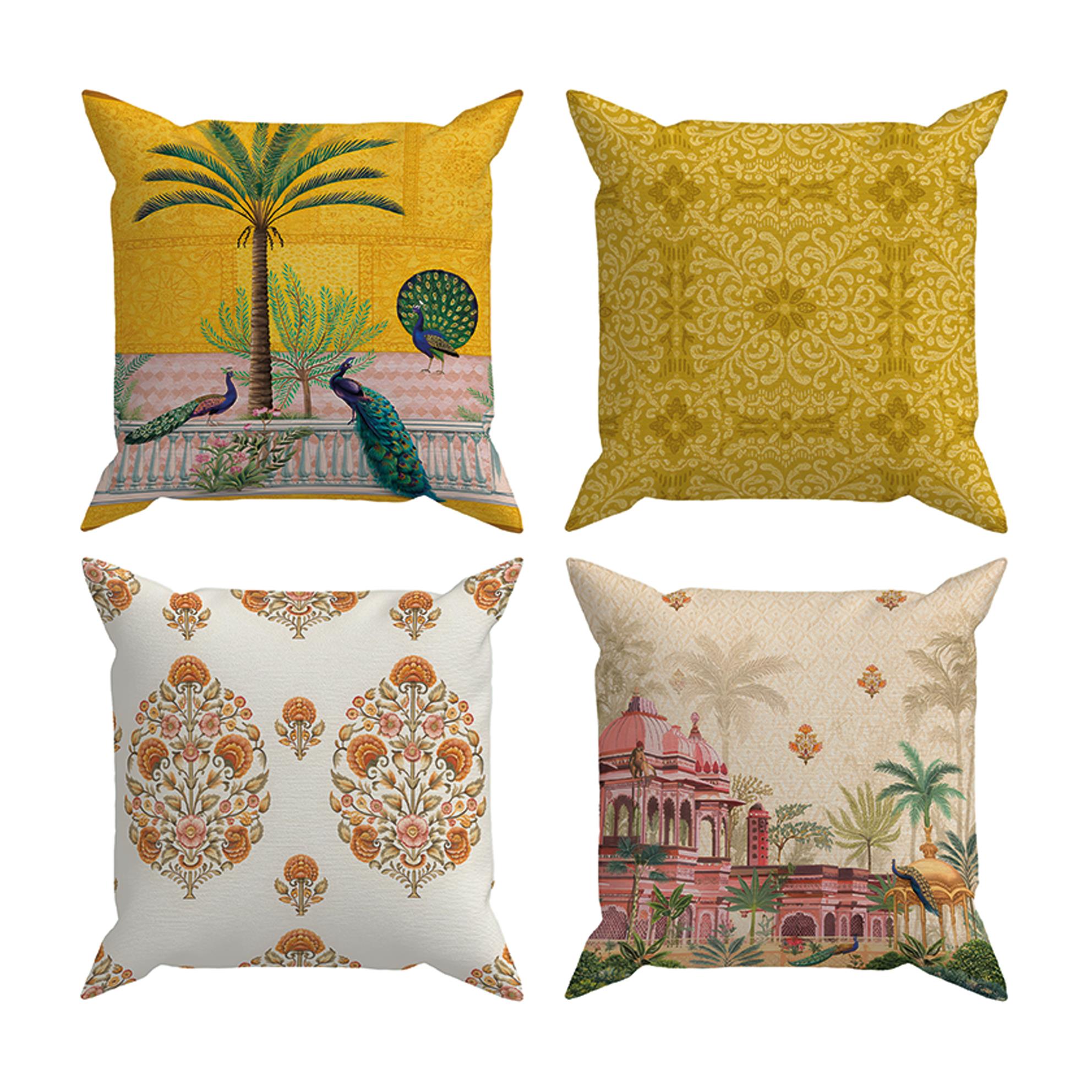 Arancione Co. Çift Tarafı Baskılı 4’lü Kırlent Kılıfı 6AOD9