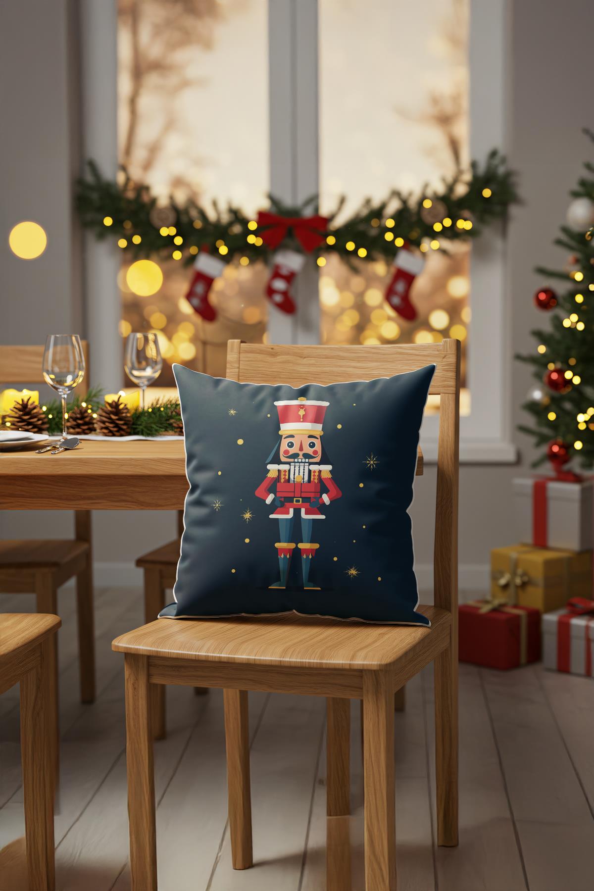 Arancione Co. Yılbaşı Kırlent Kılıf Ds11