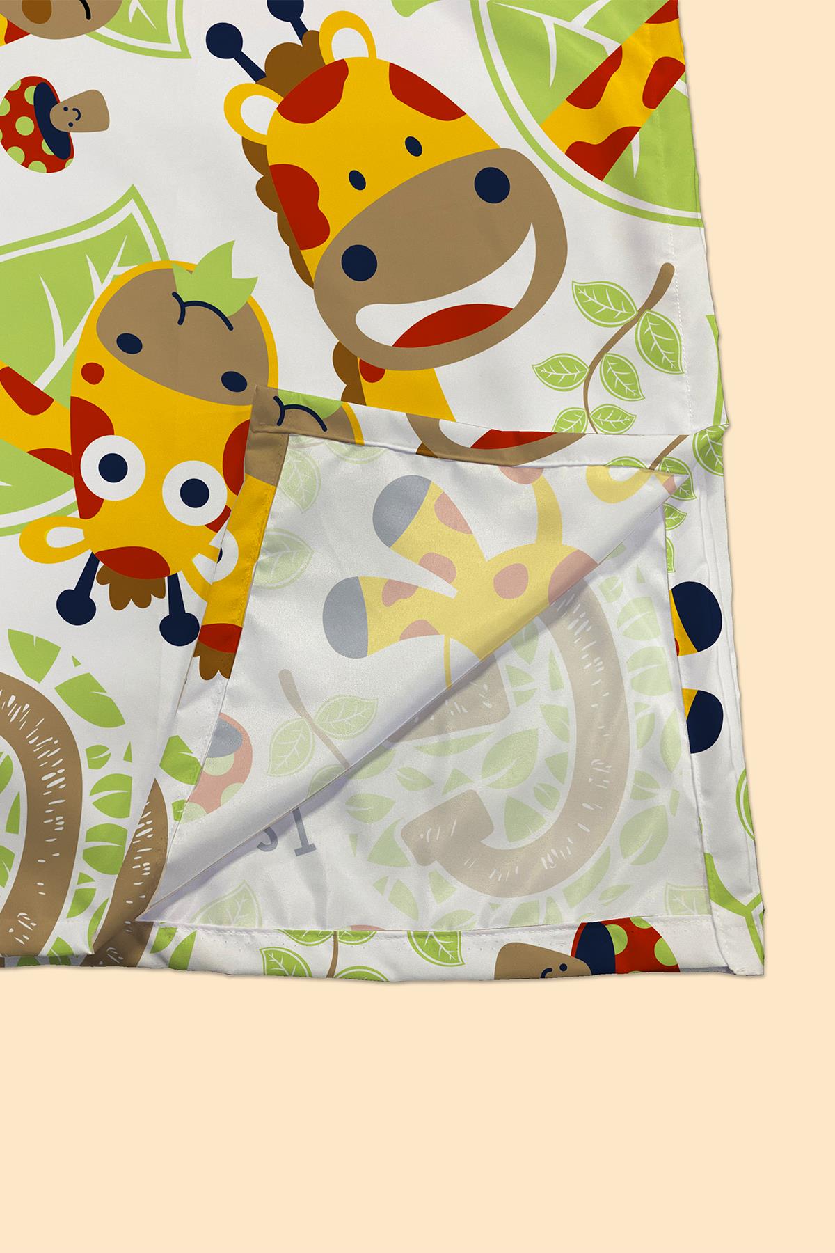 Arancione Co. Zürafa Water Repellent,Yer/ Mama Sandalyesi Altı,Aktivite,Yemek ve Oyun Örtüsü