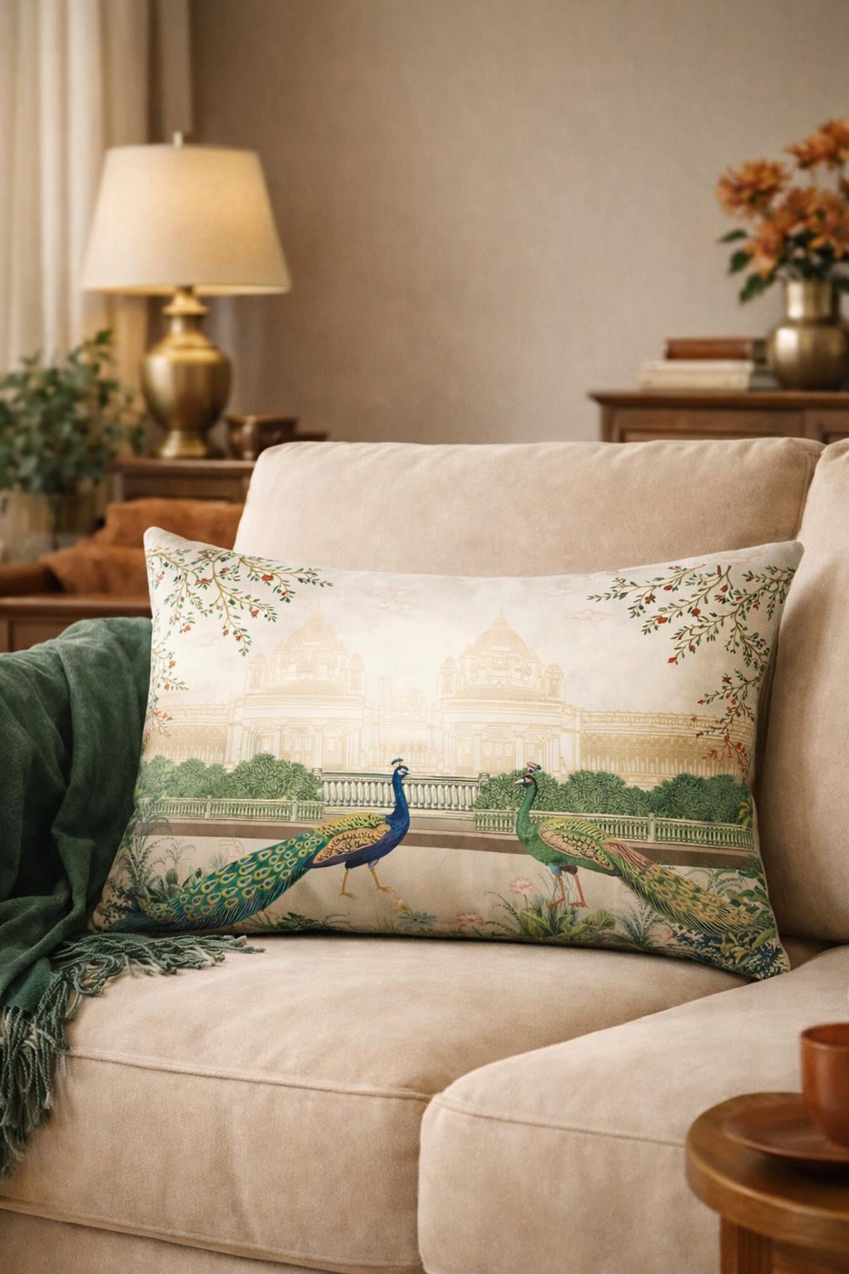 Arancione Co. Çift Tarafı Baskılı Dikdörtgen Kırlent Kılıfı 6AOD2