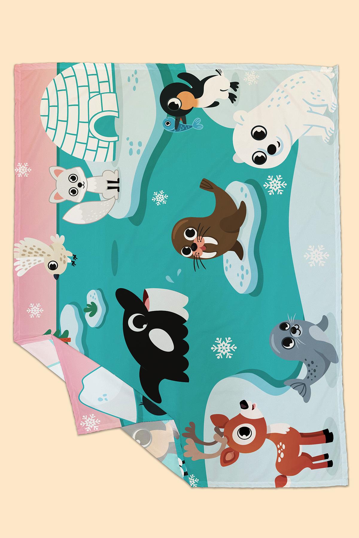 Arancione Co. Glacier Water Repellent,Yer/ Mama Sandalyesi Altı,Aktivite,Yemek ve Oyun Örtüsü