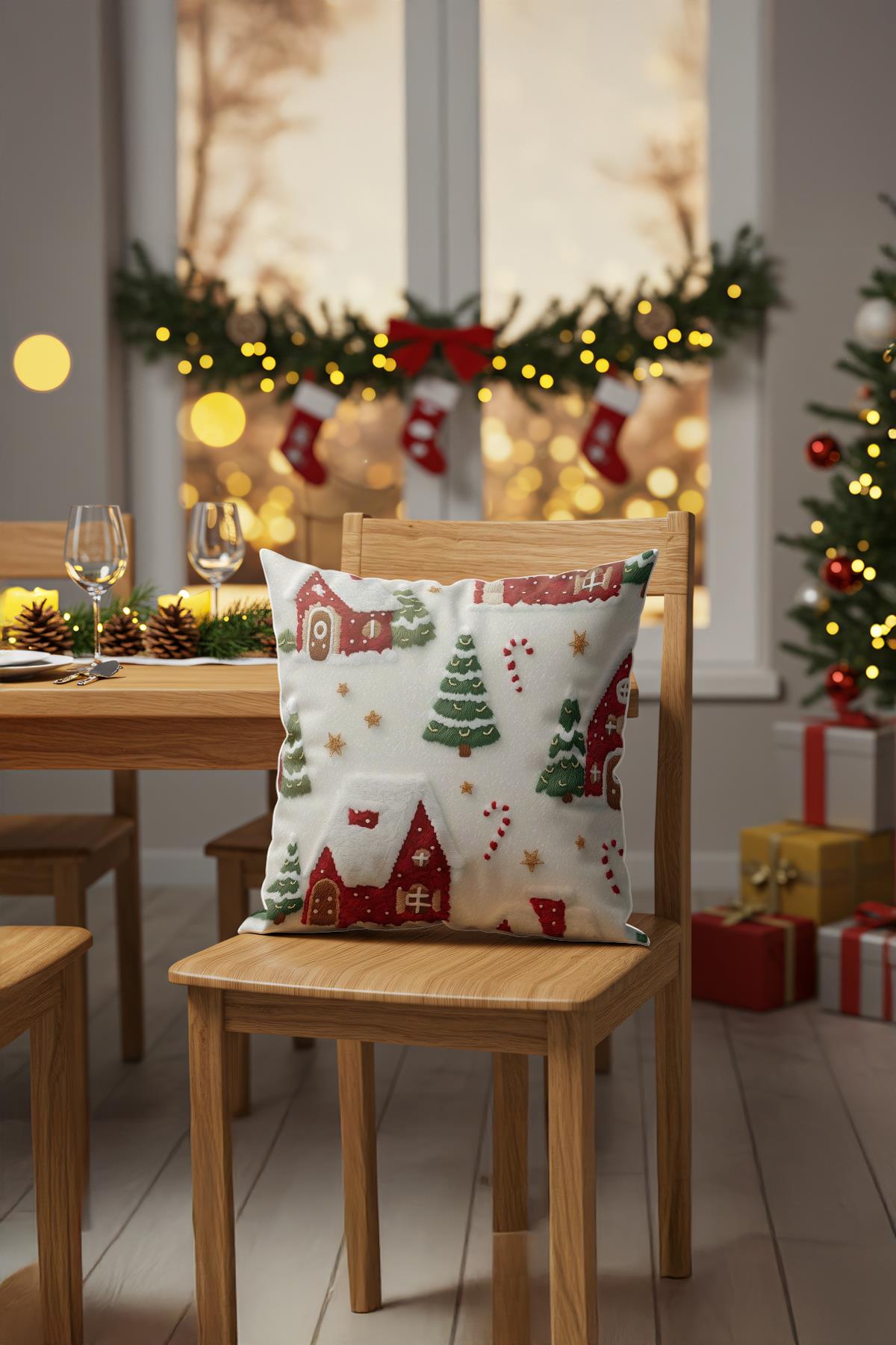 Arancione Co. Yılbaşı Kırlent Kılıf Ds18