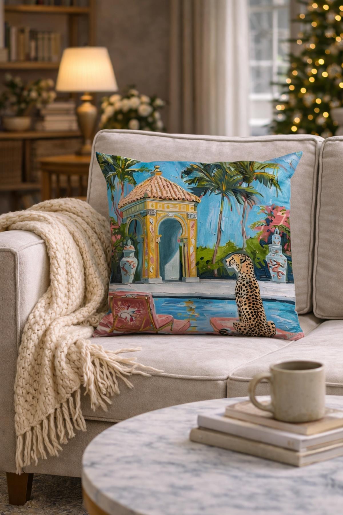 Arancione Co. Çift Tarafı Baskılı Kırlent Kılıfı 6AOD37