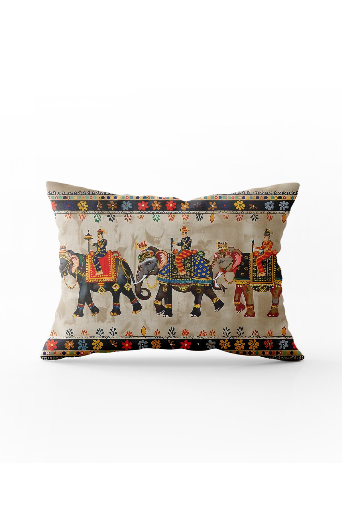 Arancione Co. Çift Tarafı Baskılı Dikdörtgen Kırlent Kılıfı 6AOD1