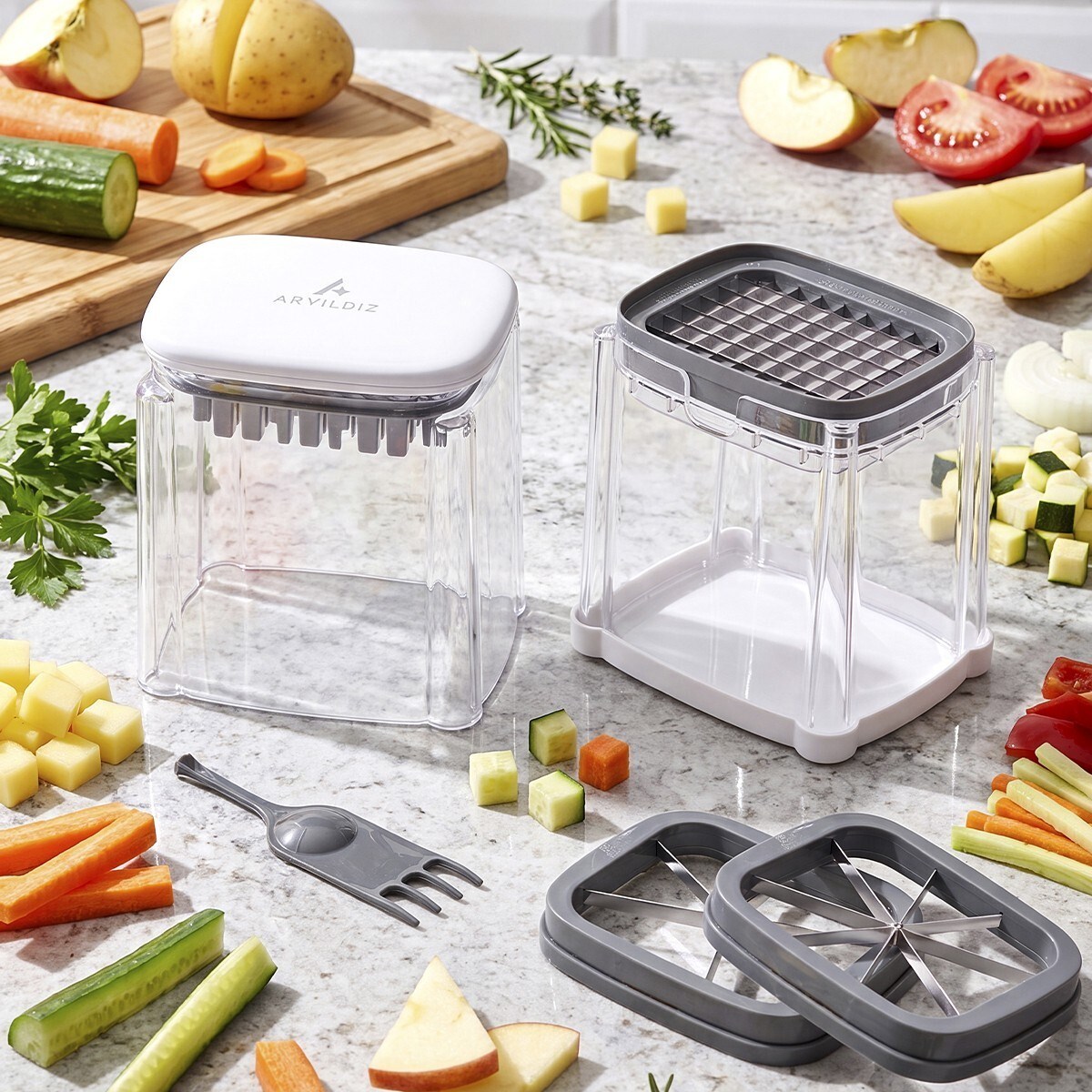 Aryıldız Procut 3in1 Doğrayıcı Set 6 Parça
