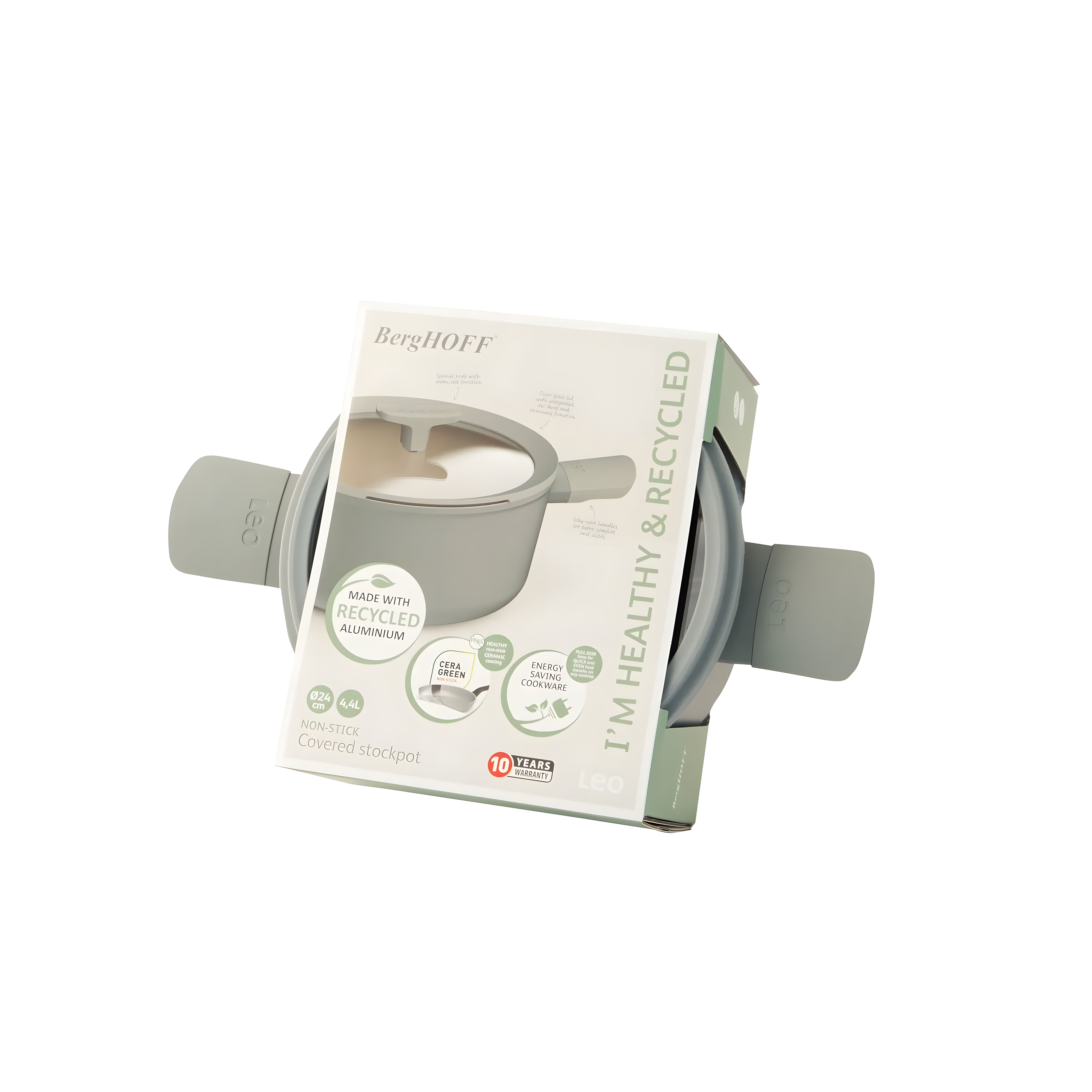 Berghoff Balance Moonmist Derin Tencere 24 Cm