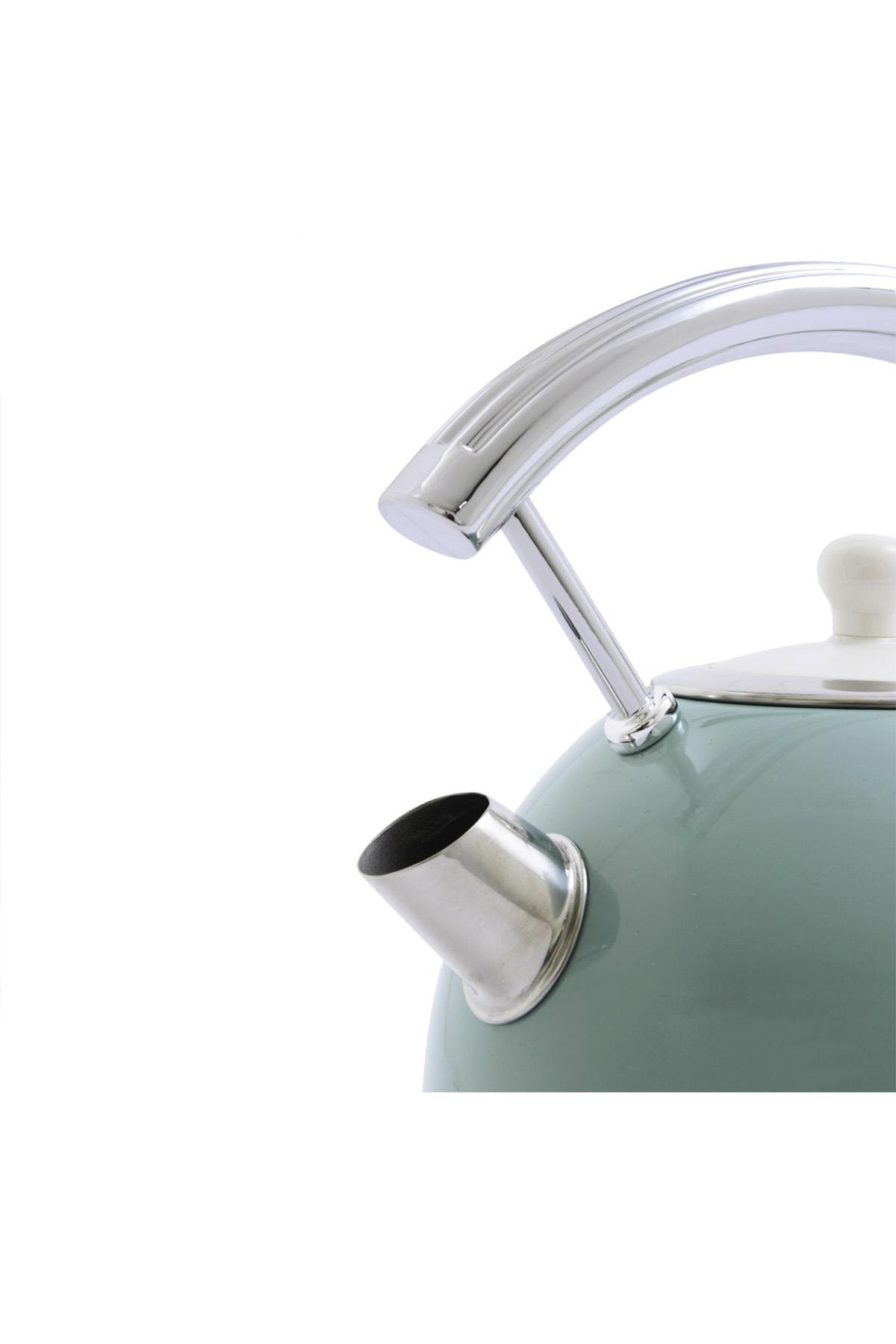 Berghoff Gem Retro 1.7 Litre Mint Yeşil Yuvarlak Su Isıtıcısı