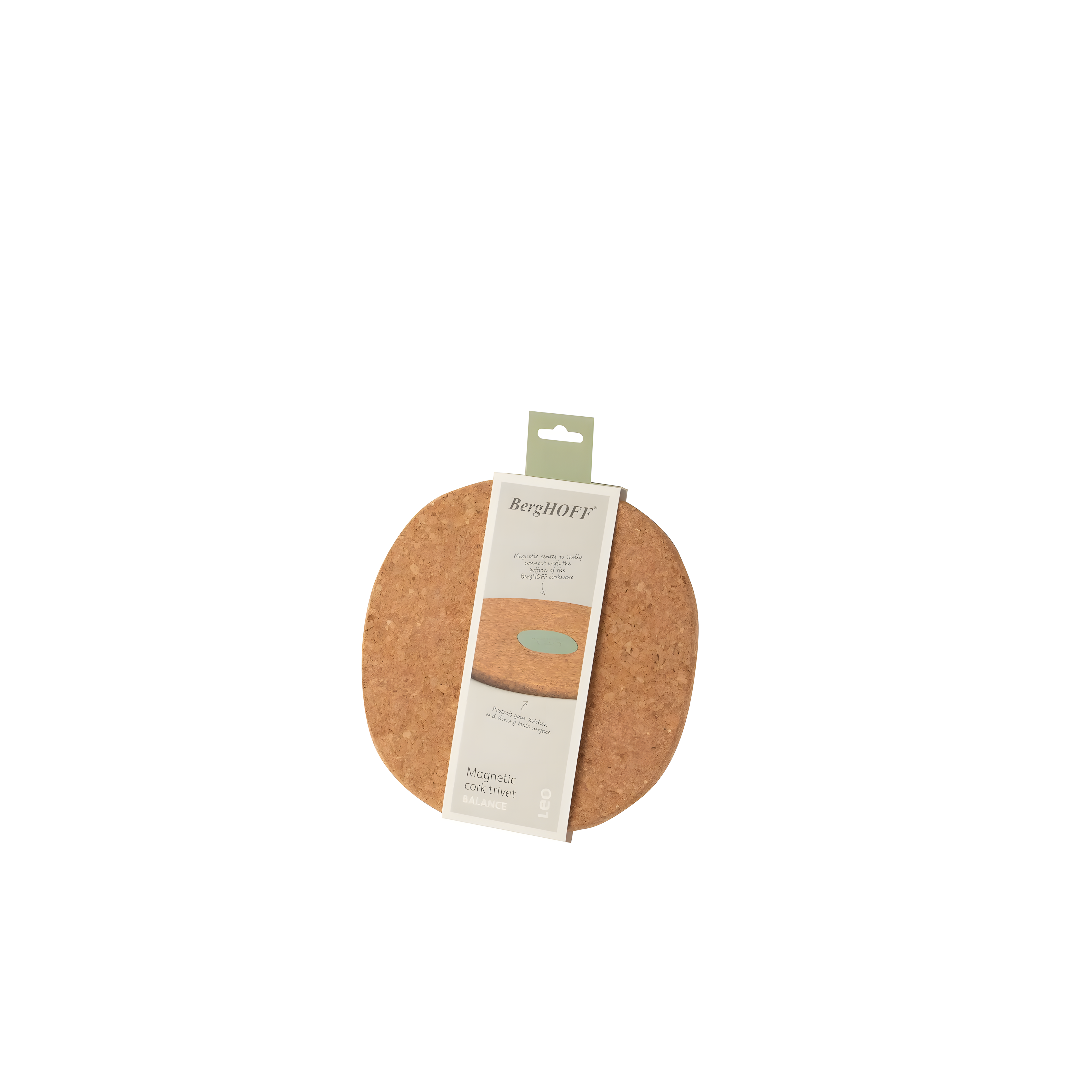 Berghoff Leo Balance Sage Manyetik Tabanlı Mantar Tencere Altlığı