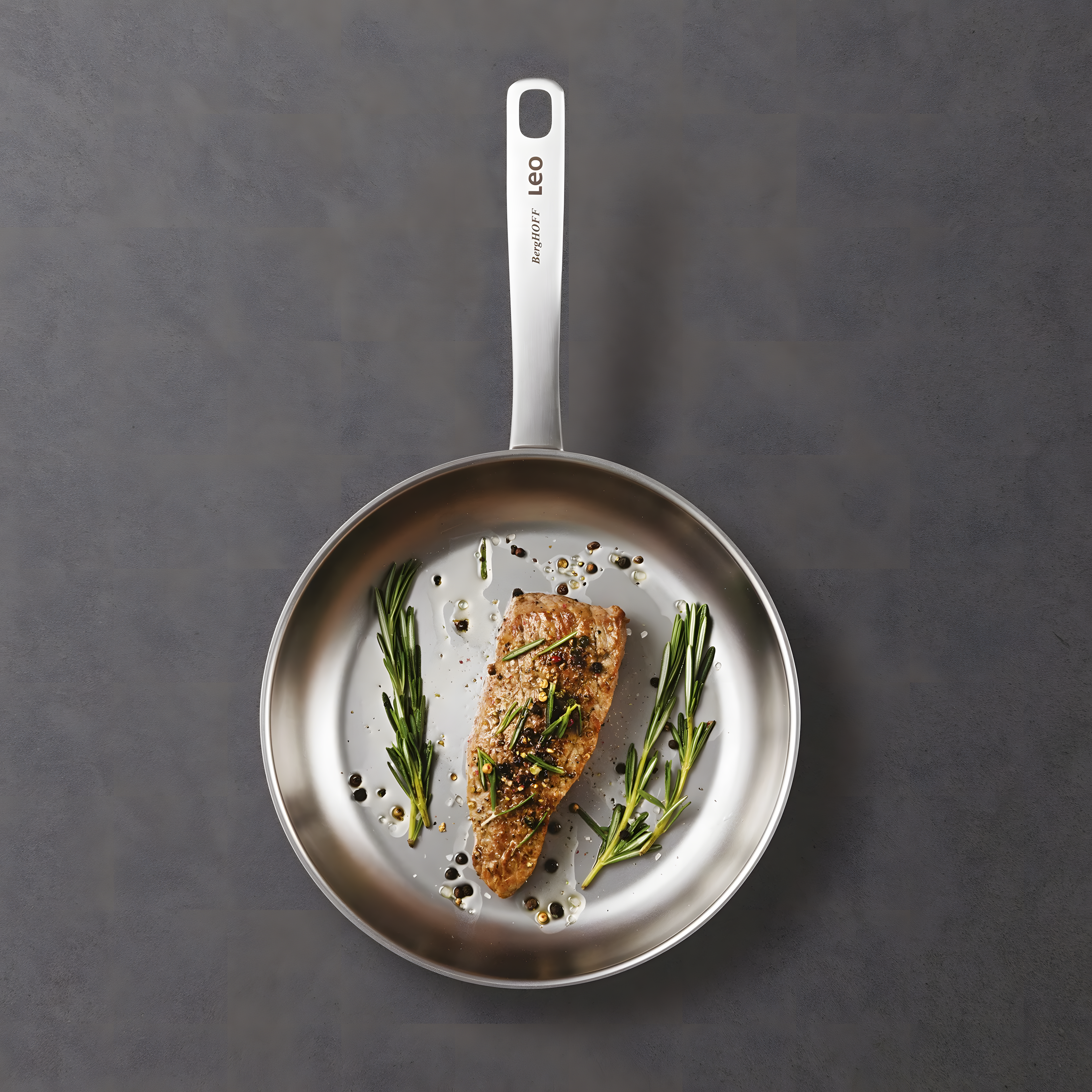 Berghoff Leo Graphite Çelik Tava 24 Cm