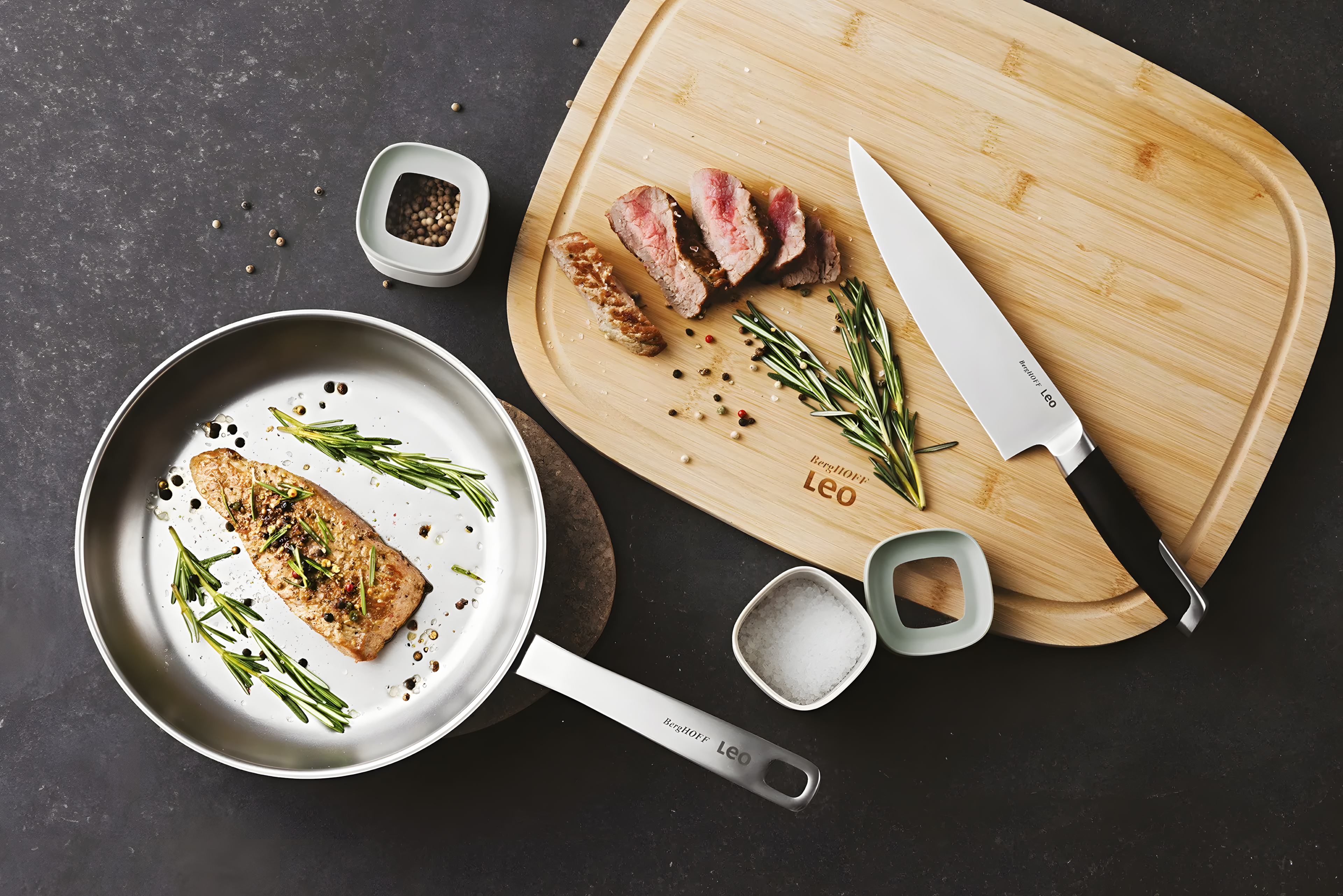 Berghoff Leo Graphite Çelik Tava 24 Cm