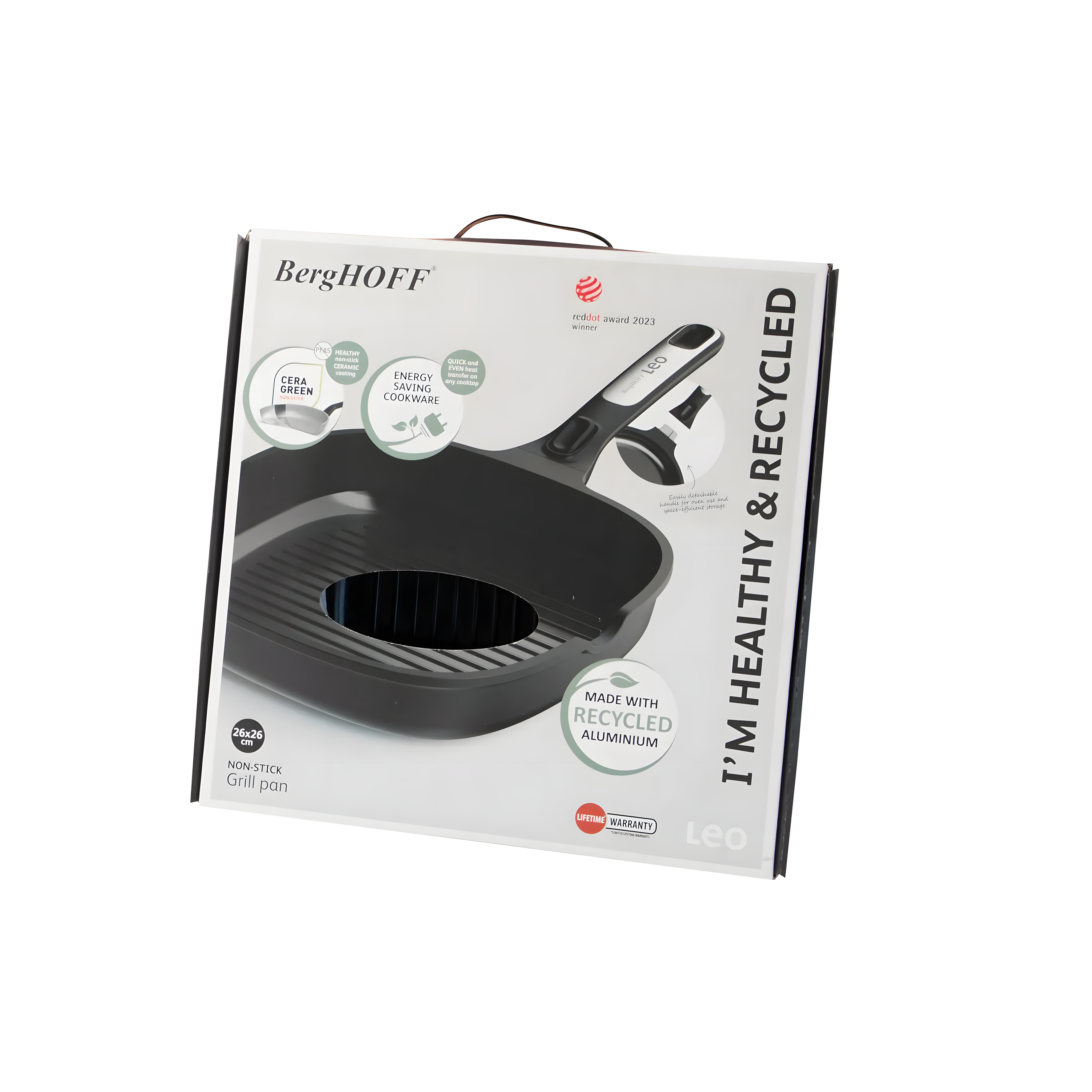 Berghoff Leo Phantom Yapışmaz Izgara Tavası 26 Cm